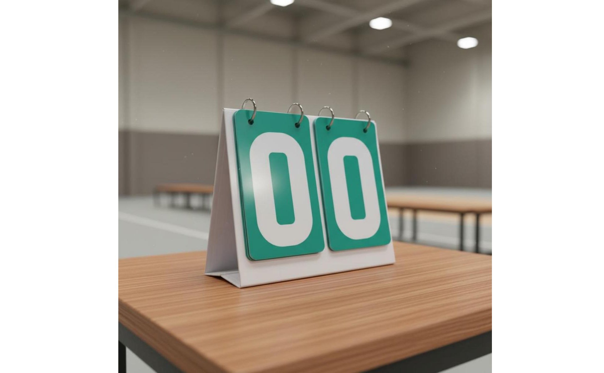 Manual Flip Scoreboard Large Visible Numbers Tabletop Score Flipper for Referees