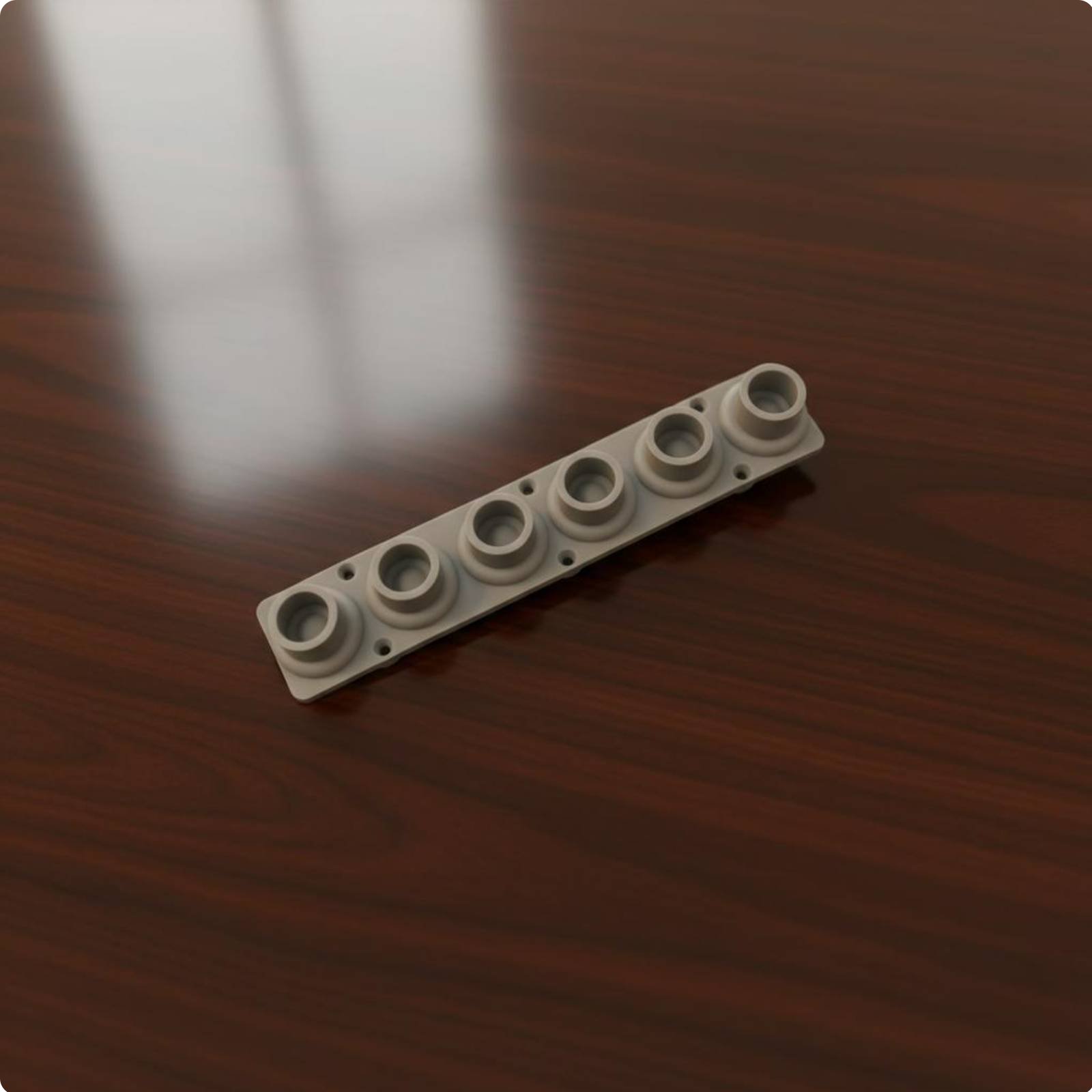 Conductive Rubber Contact Strip High Rebound Electronic Piano Key Sensor