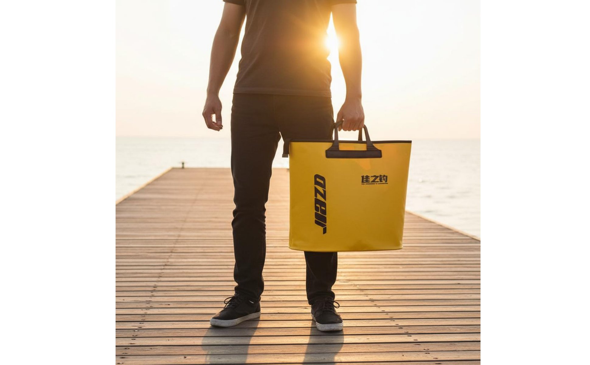 Portable Live Catch Bag Leakproof Waterproof Fishing Tote Large Capacity