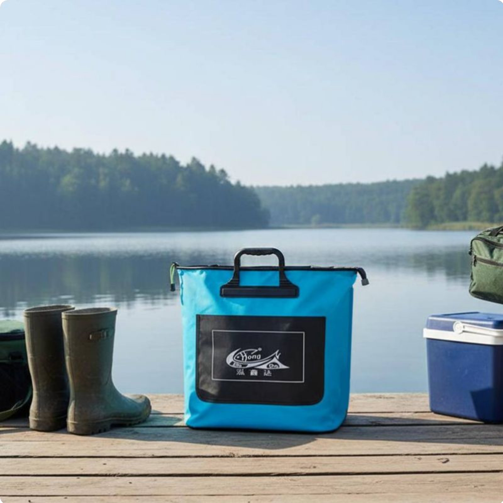EVA Fischtasche wasserdicht faltbarer Fischbehälter verdicktes Material