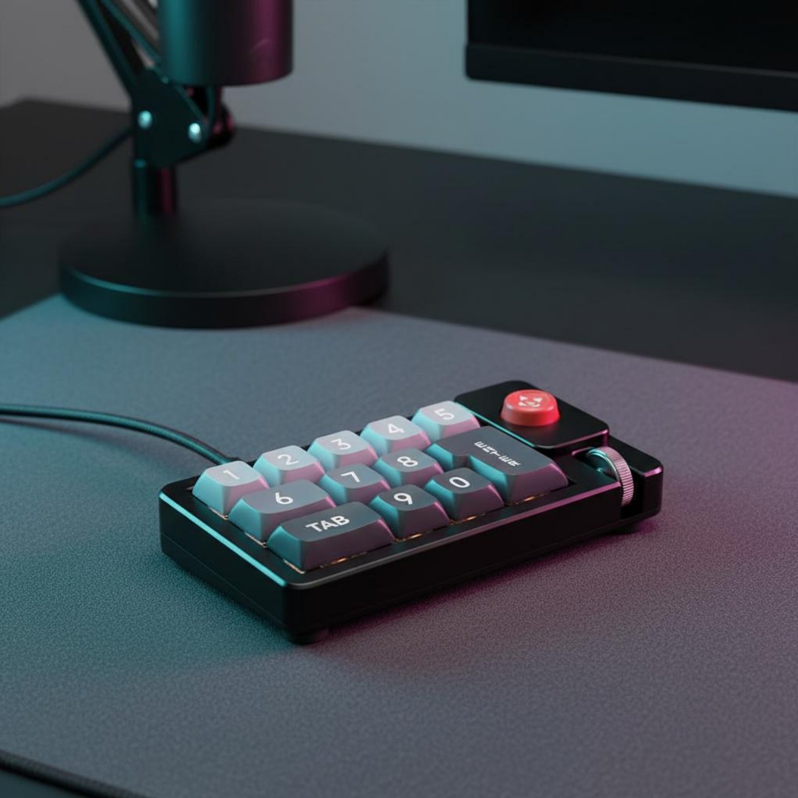 Programmable Numpad with Joystick Hot-Swappable Switches Macro Pad for Office