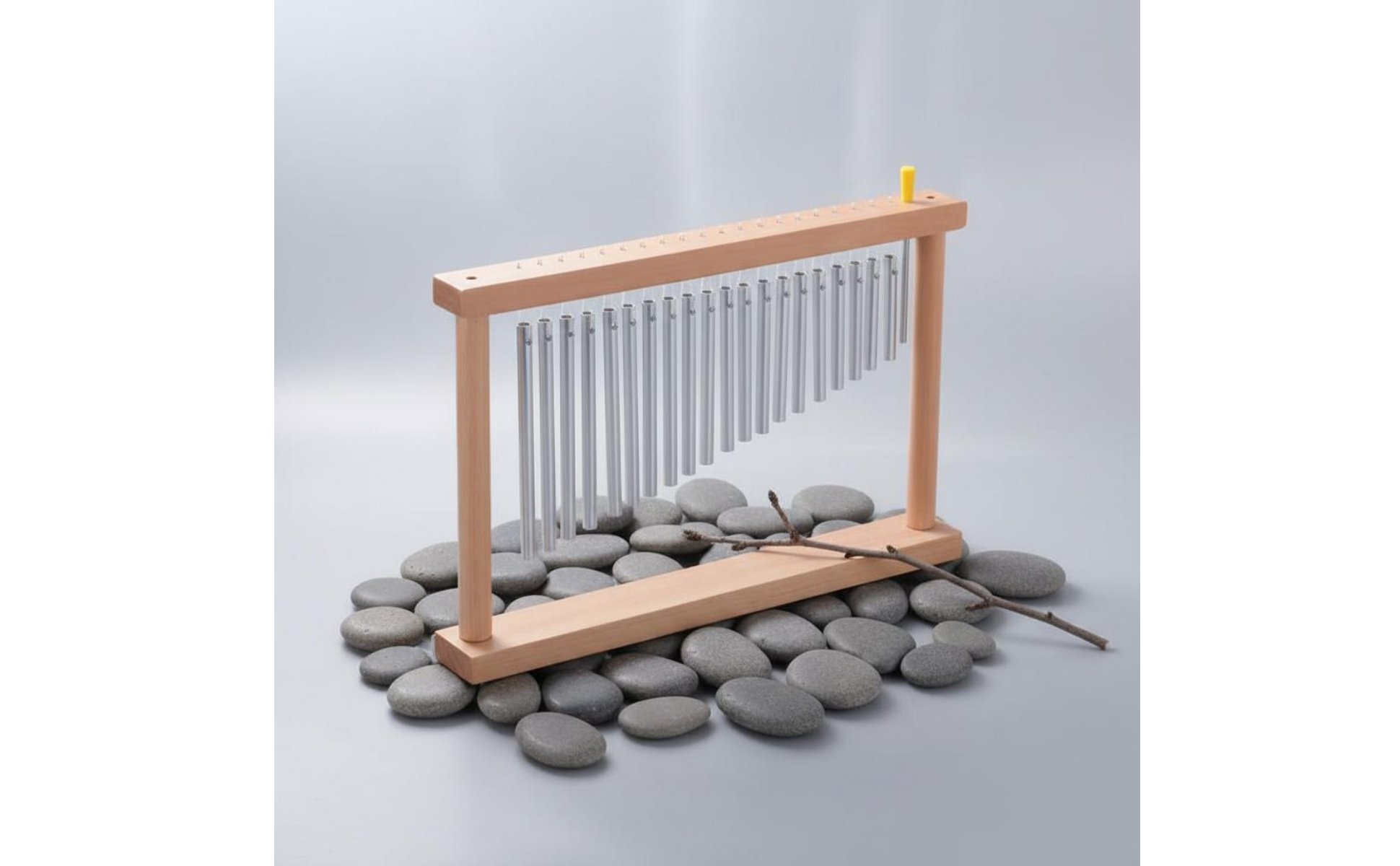 20 Tone Bar Chimes Crisp Sound Tabletop Chime Tree Long Sustain for Music Class