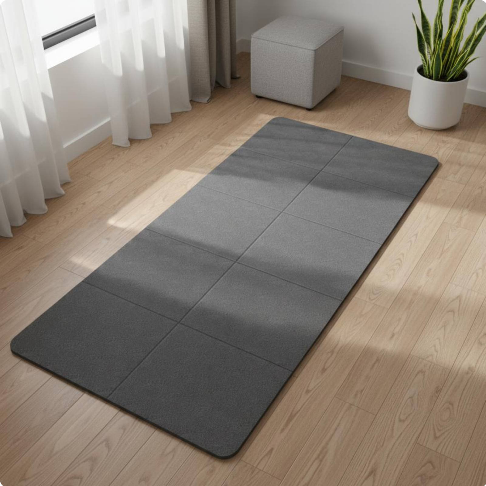 Foldable Exercise Mat Odorless Napping Pad Moisture-Proof