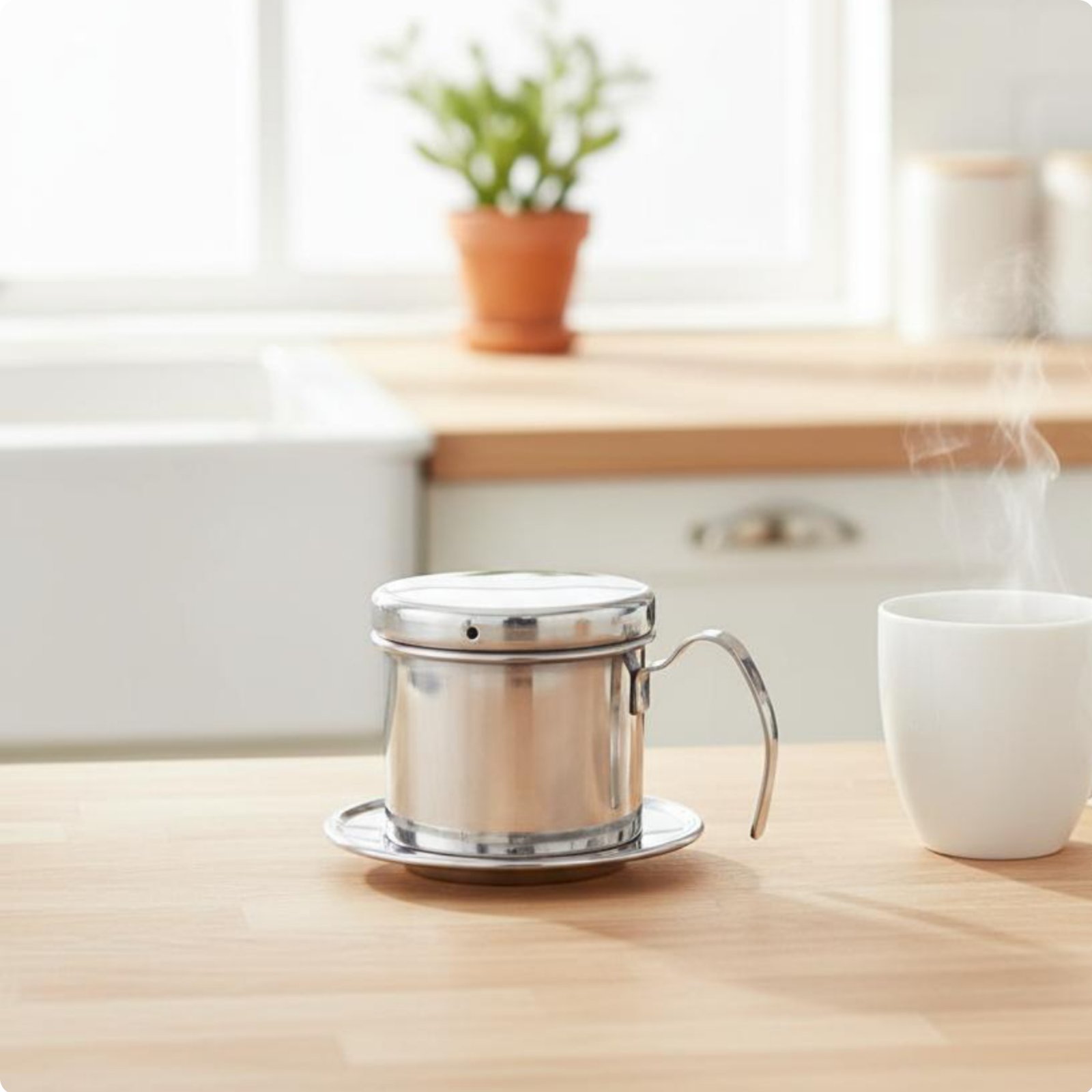 Vietnamese Coffee Dripper Long-Lasting Vietnamese Coffee Brewer Comfortable
