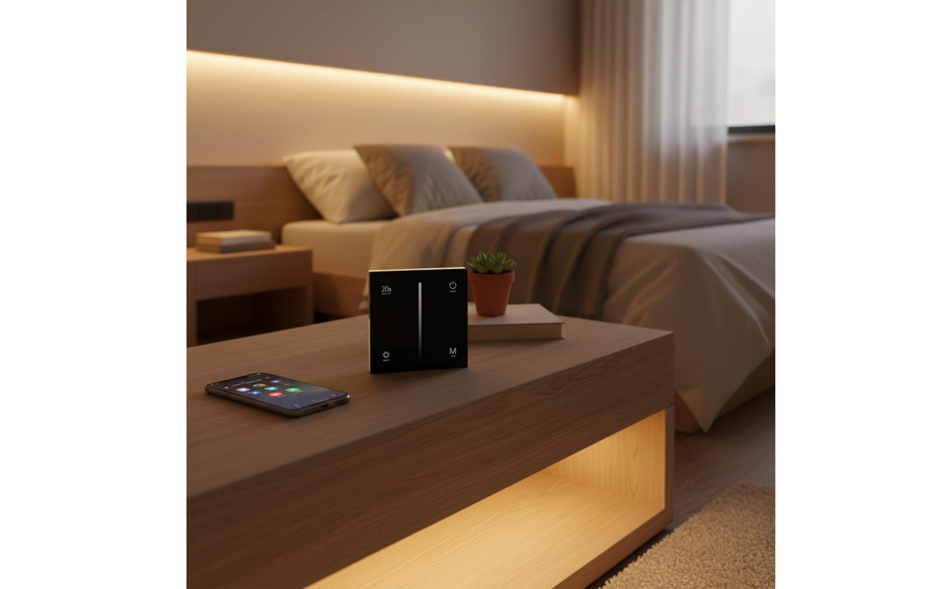 Single Color LED Controller Stepless Dimming LED Strip Light Controller