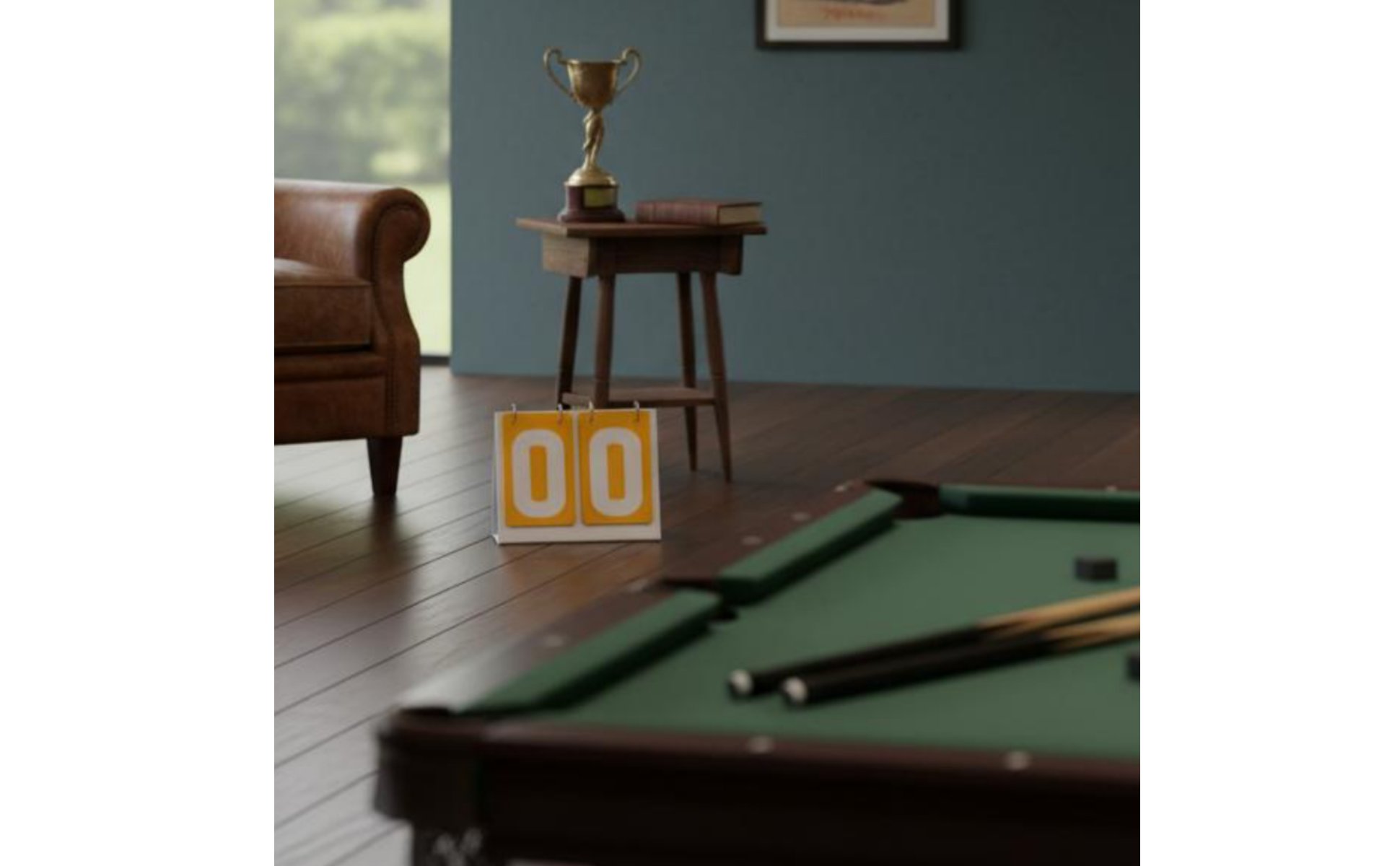 Manual Flip Scoreboard Large Visible Numbers Tabletop Score Flipper for Referees