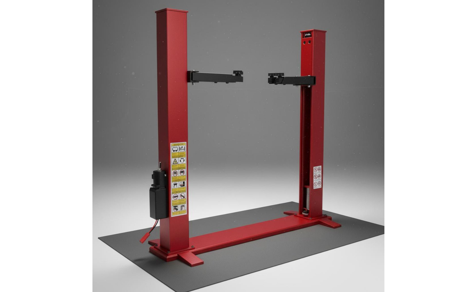 RC Car Repair Lift Realistic Simulation for Garage Display Scene, Display Case