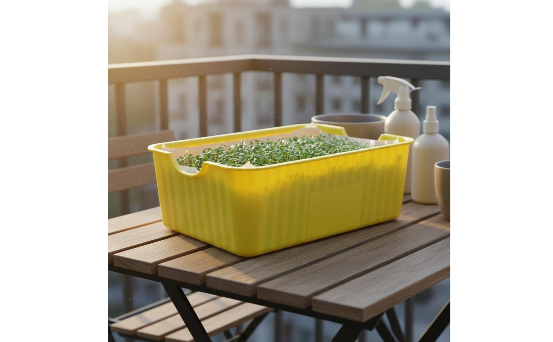 Bean Sprout Grower Box Two-Layer Design Soilless Sprouter for Pet Owners