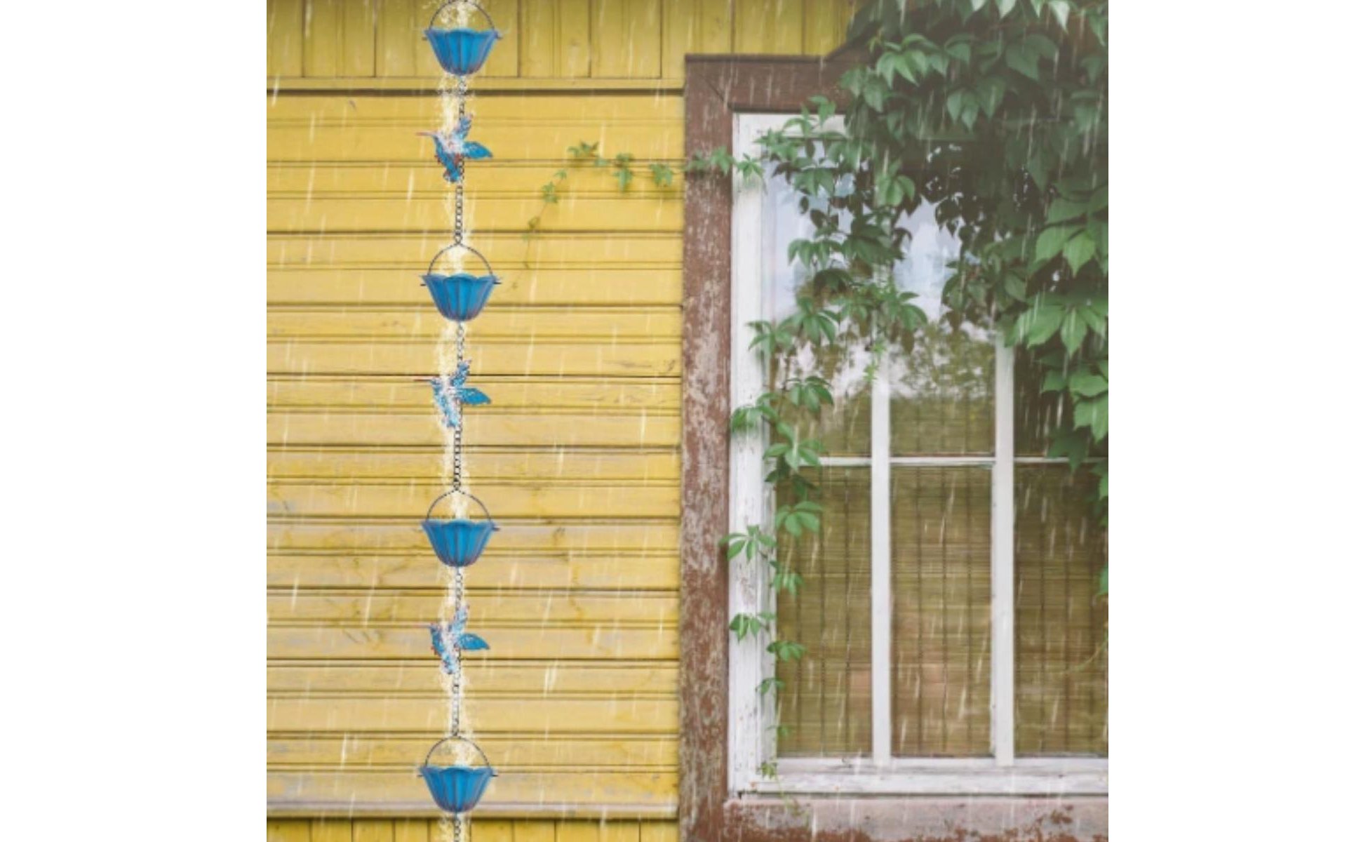 Rain Chain Vintage Design Decorative Gutter Chain Soothing Water Sounds