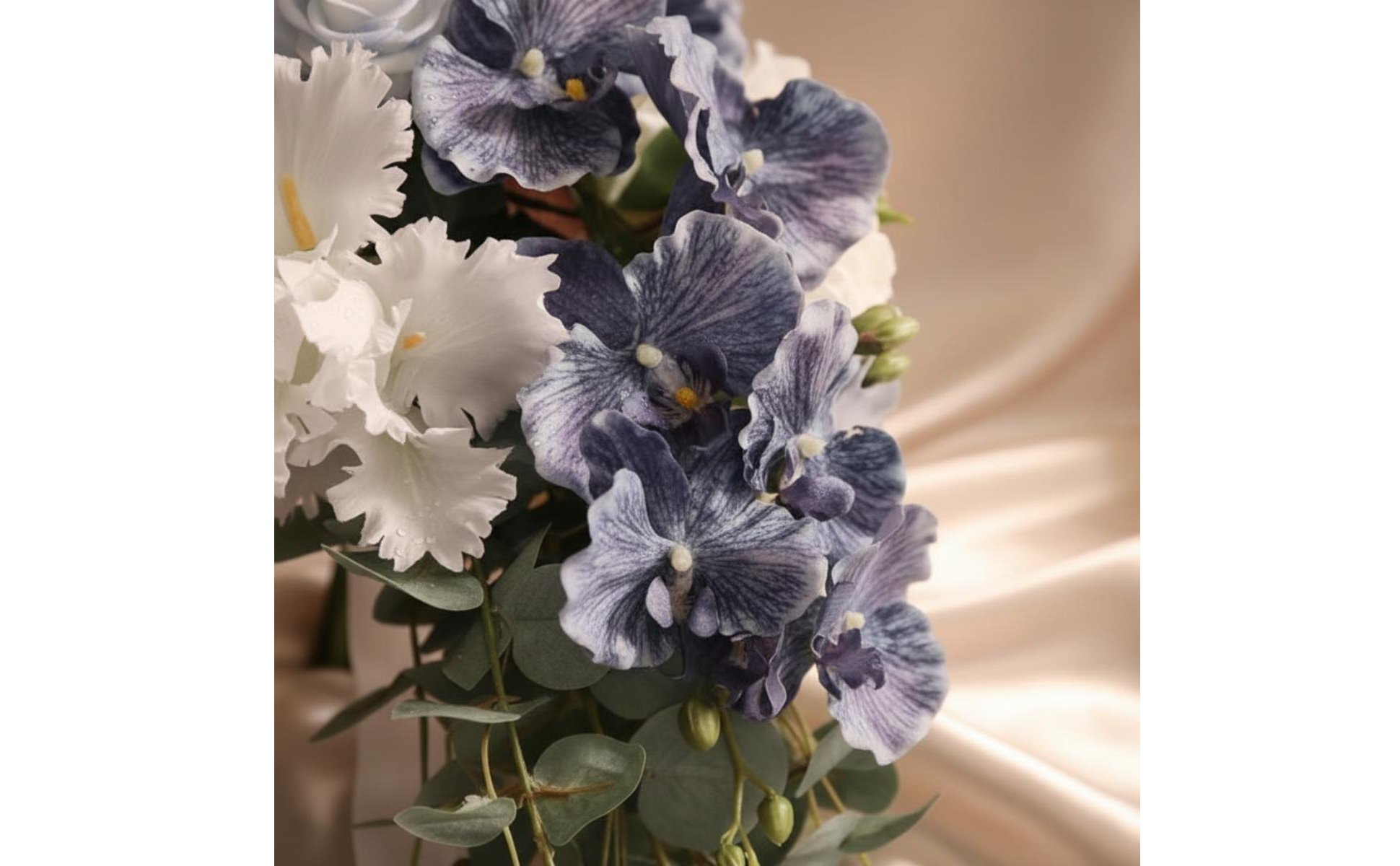 Waterfall Bridal Flower Arrangement Romantic Design Cascading Wedding Flower