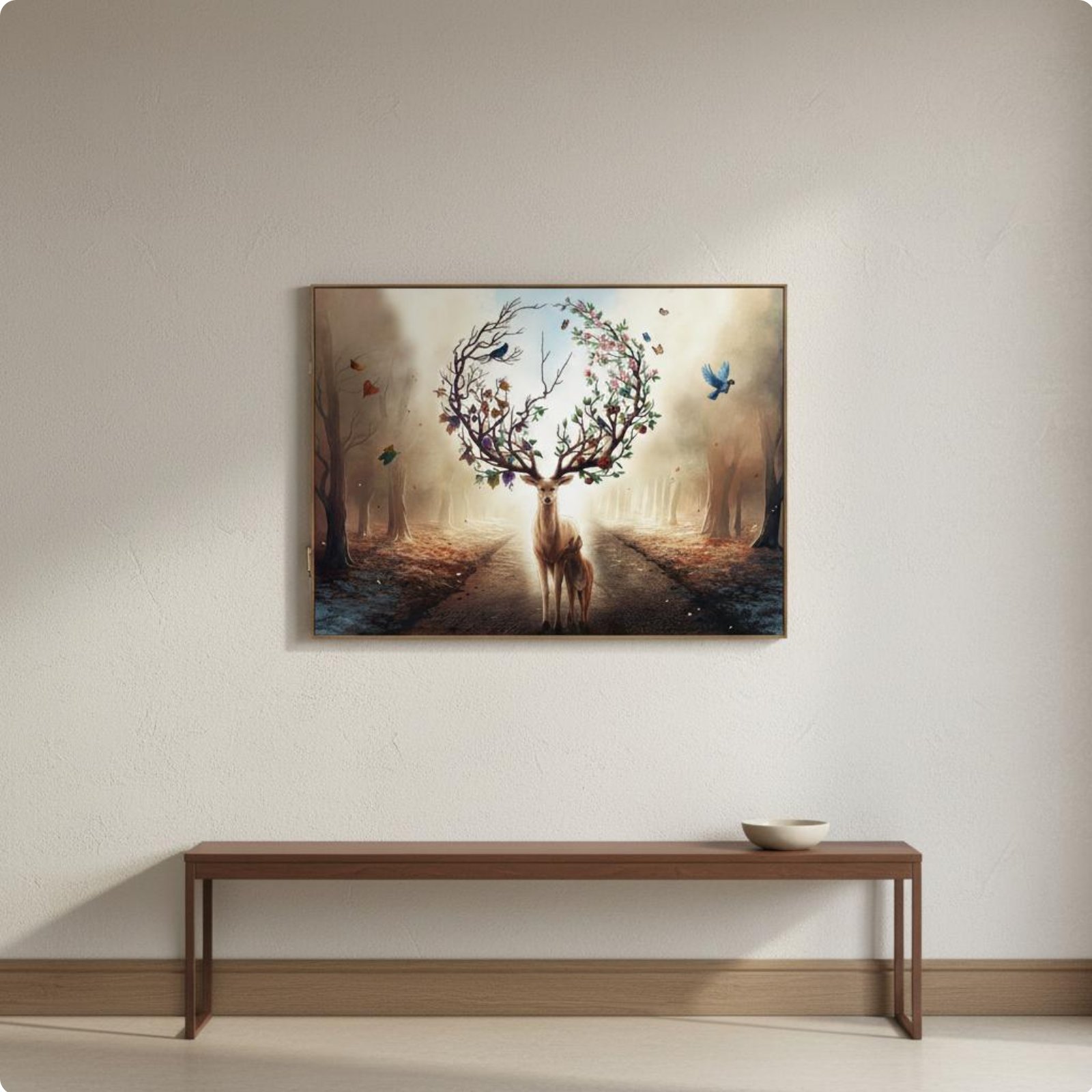 Stromzählerkasten Abdeckbild modernes Design dekoratives Klappbild für Flur