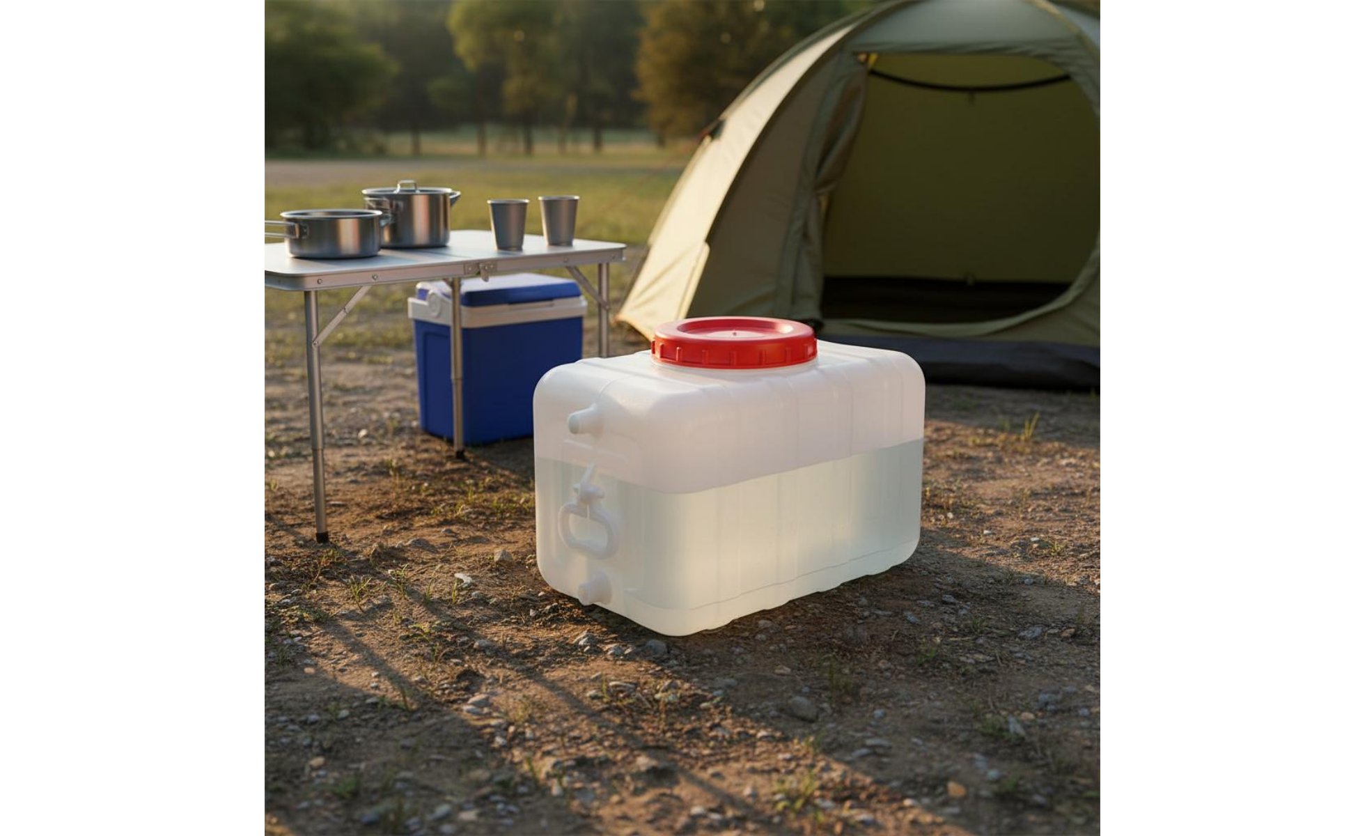 Food Grade Plastic Water Jug Thickened Material for Outdoor, Camping