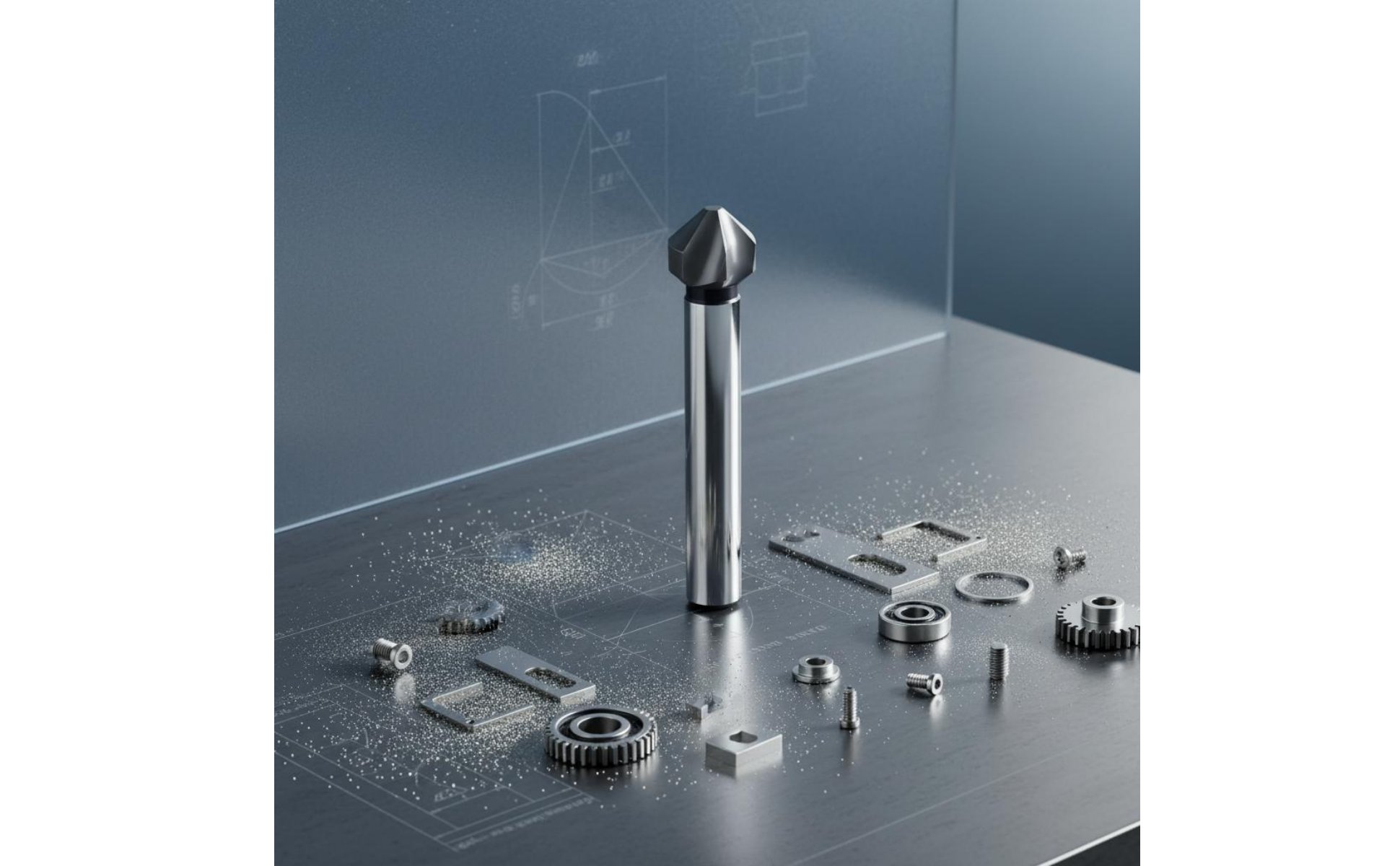 90 Degree Countersink High Cobalt Chamfering Industrial Grade
