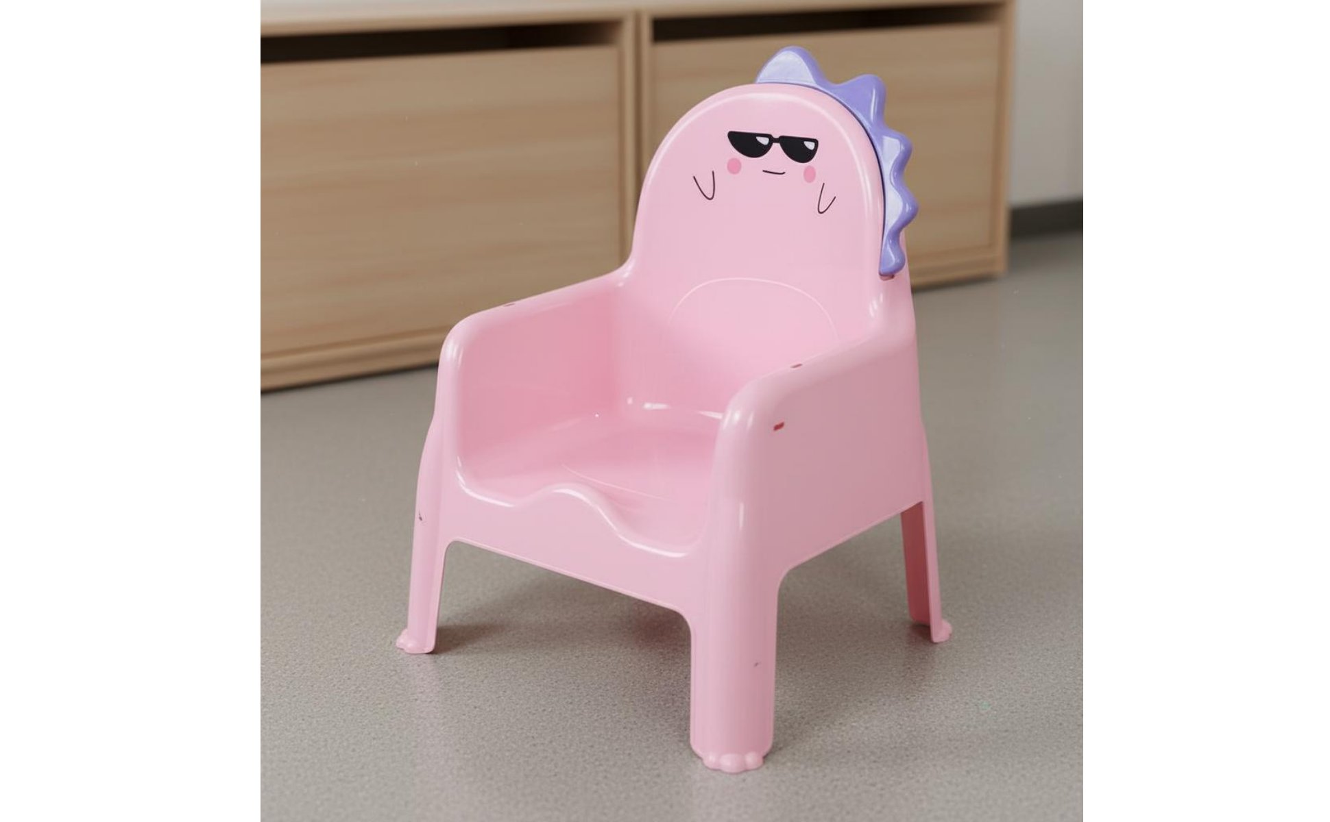 Baby Dining Stool Posture Support Backrest Kids Cartoon Activity Chair