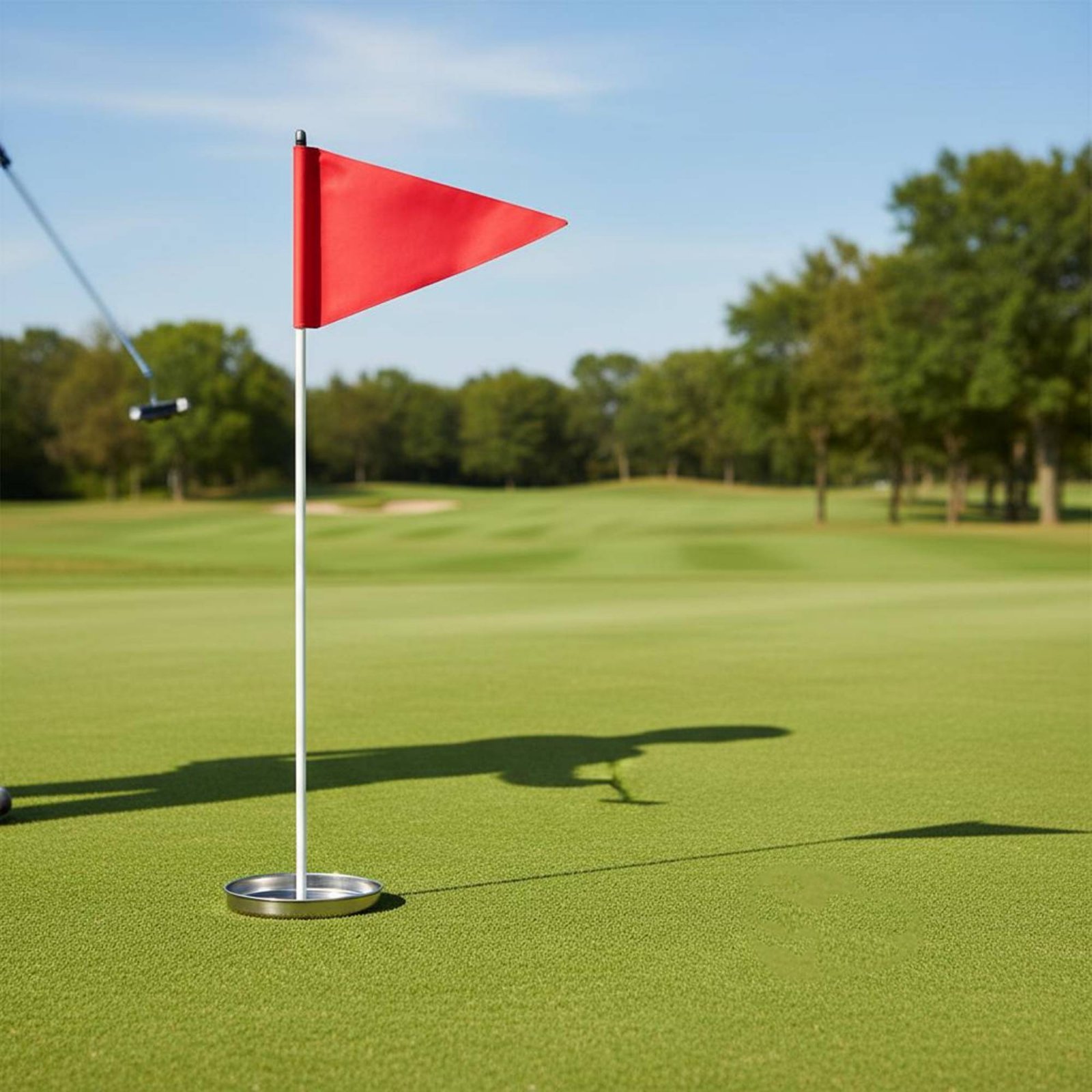Putting Putting Target with Flag Portable Practice Putting Hole for Home,