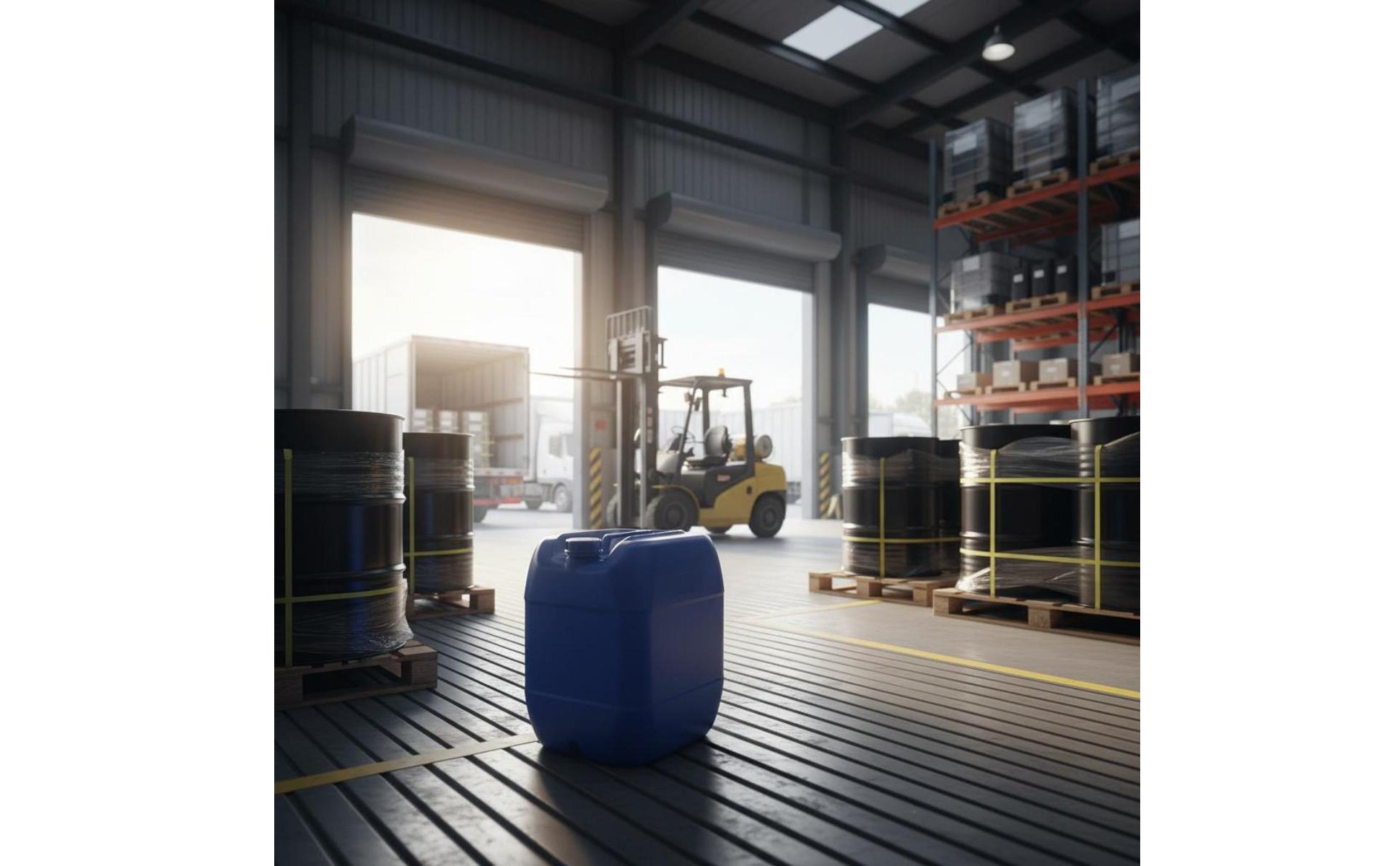 30L Plastic Jerry Can Leak Proof Stackable Liquid Container for Industrial