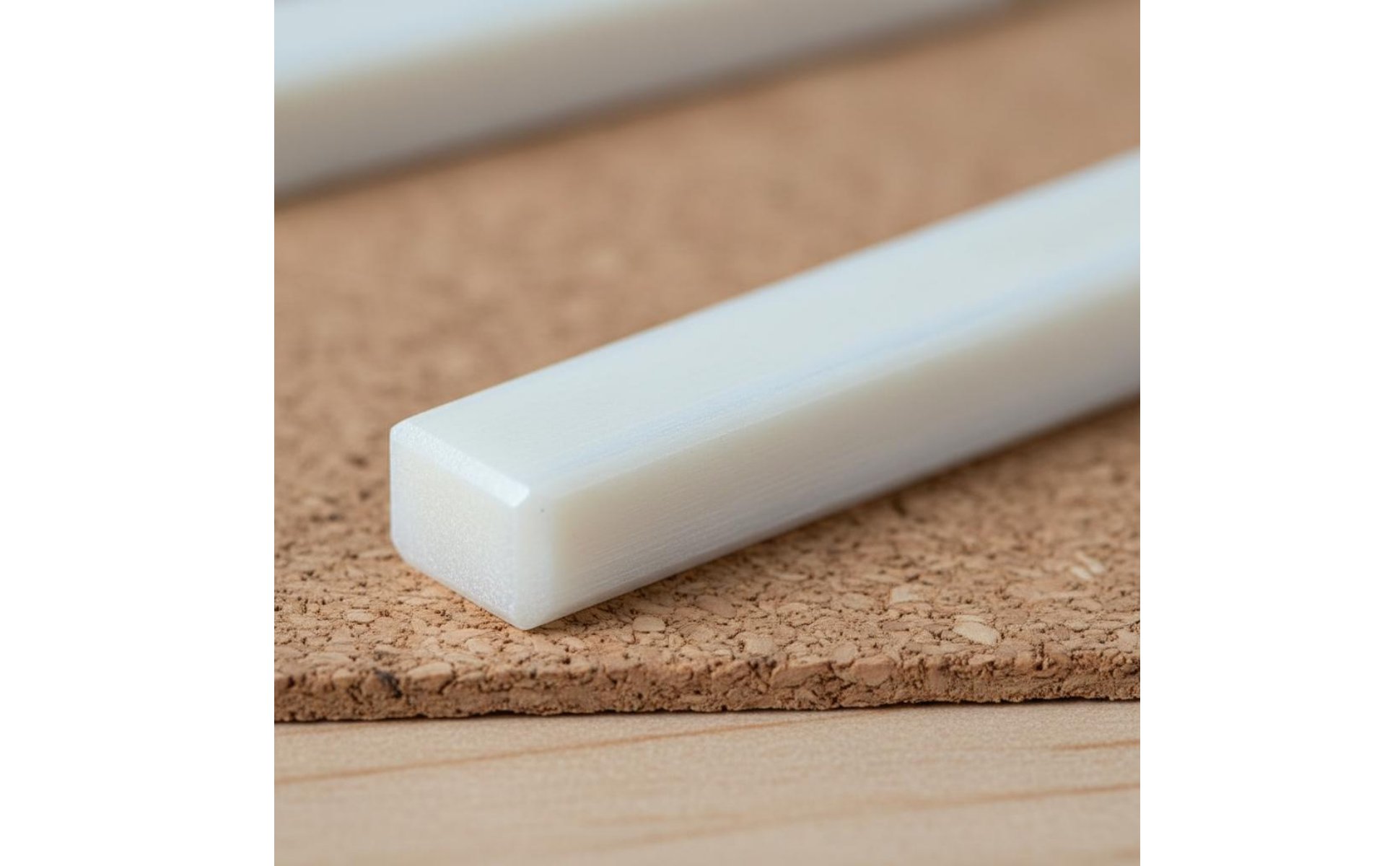 Classical Guitar Bone Nut Semi-Finished Bone String Nut for Luthiers