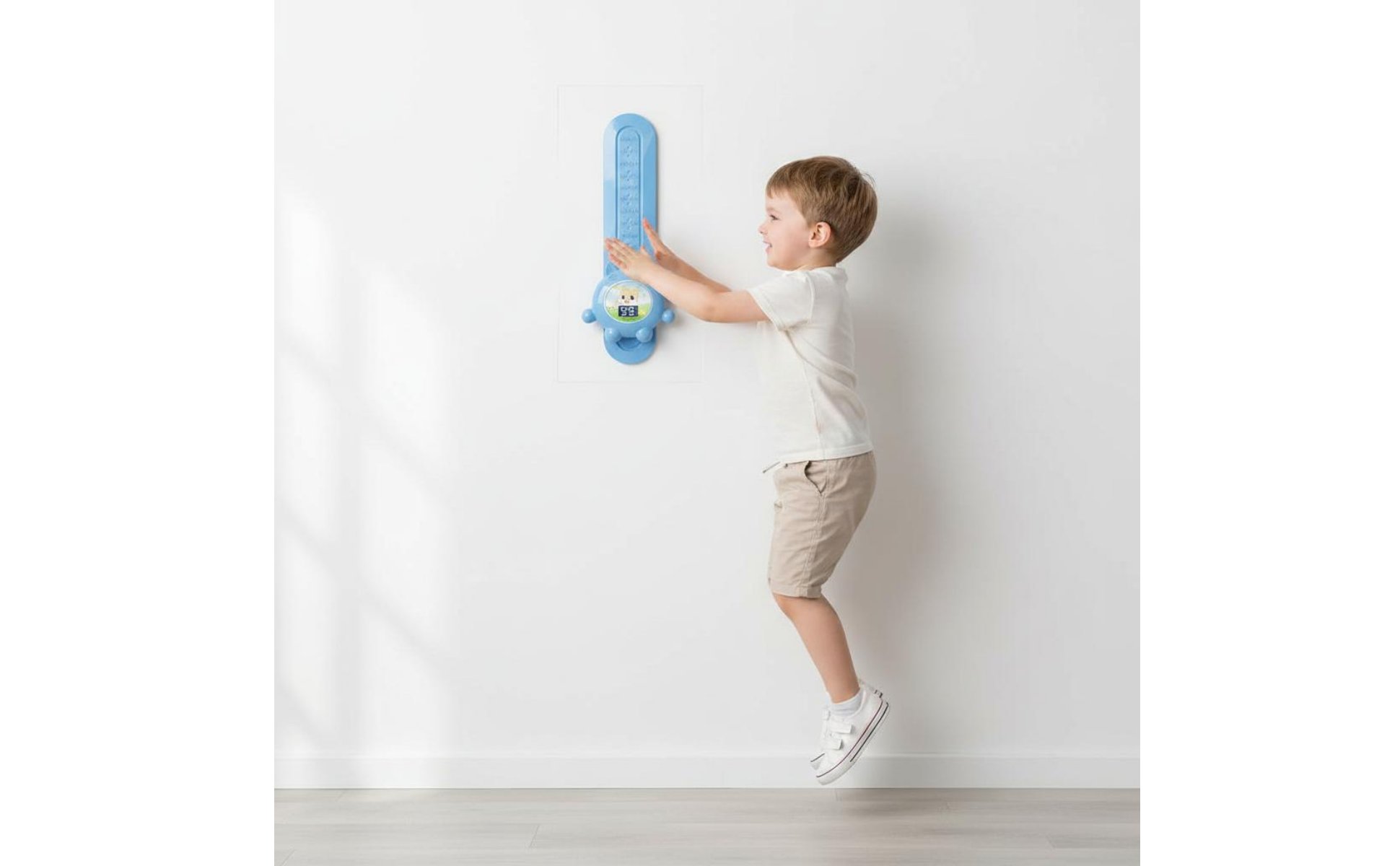 Luminous Growth Chart Toy LED Display Kids Press High Jump Counter for Toddlers