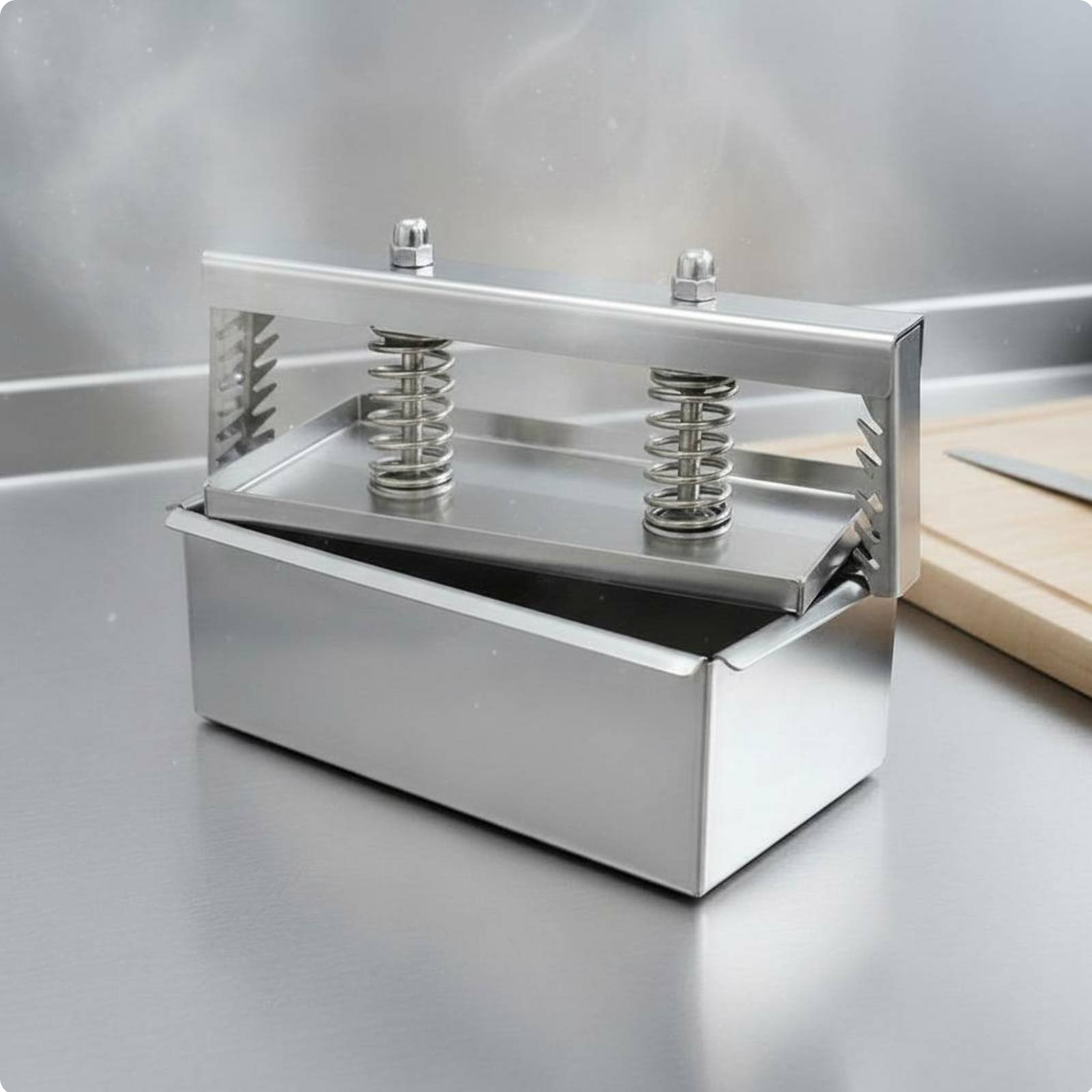 Stainless Steel Meat Press Polished Finish Ham Press Mold Compact &amp; Portable