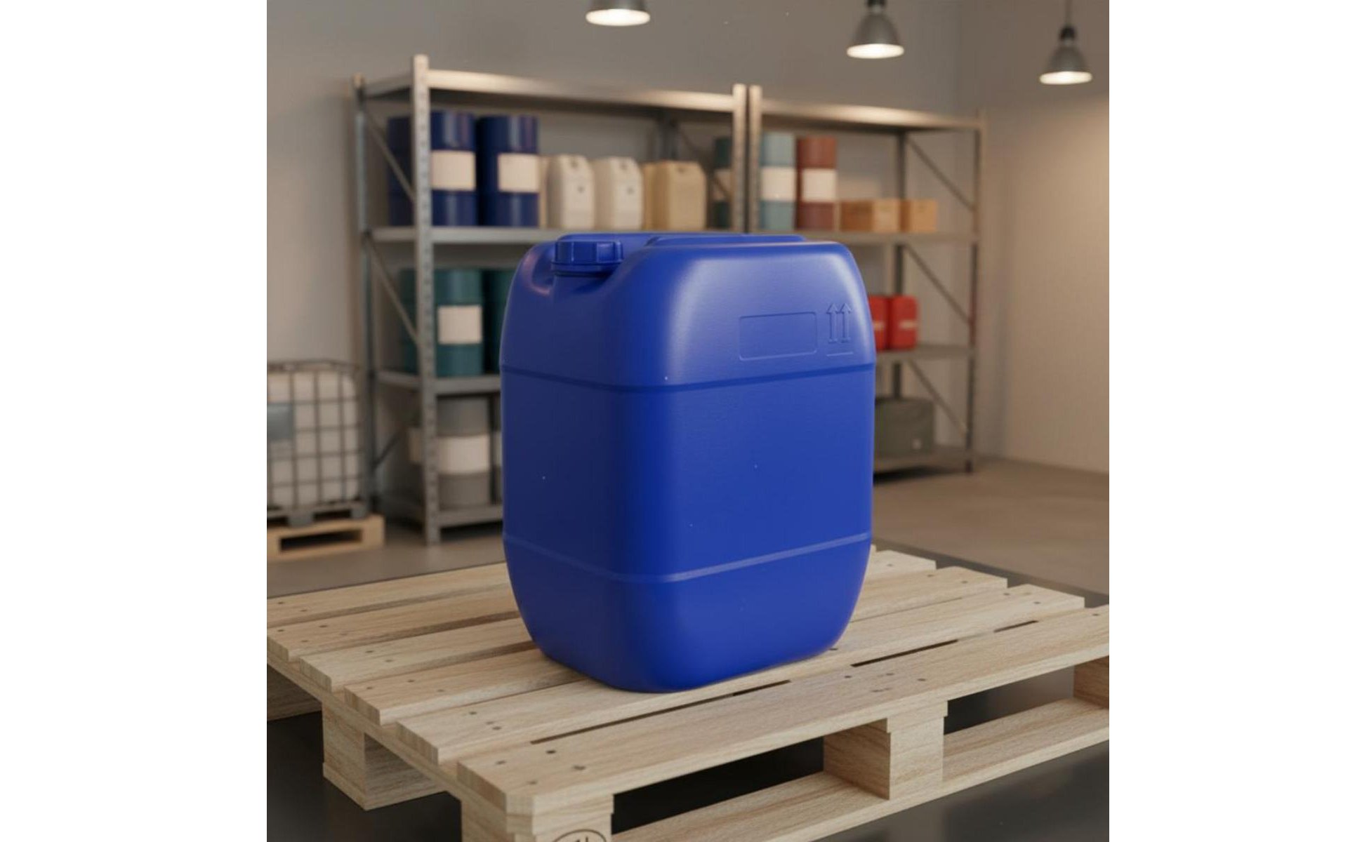 30L Plastic Jerry Can Leak Proof Stackable Liquid Container for Industrial