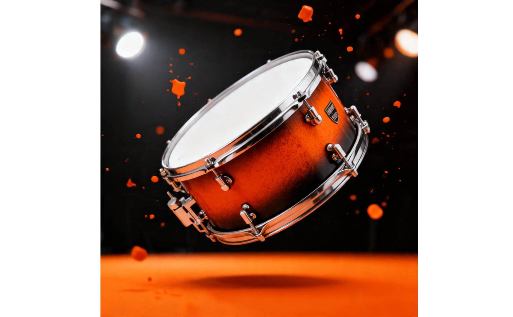 14-Zoll kleine Trommel Edelstahlkessel Snare-Drum strahlendes Farbverlauf-Finish
