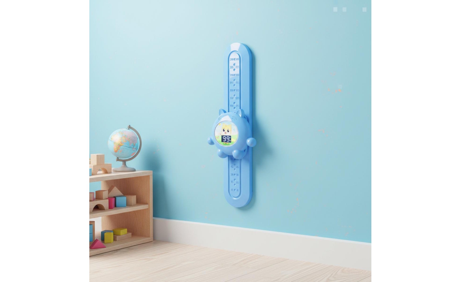 Luminous Growth Chart Toy LED Display Kids Press High Jump Counter for Toddlers