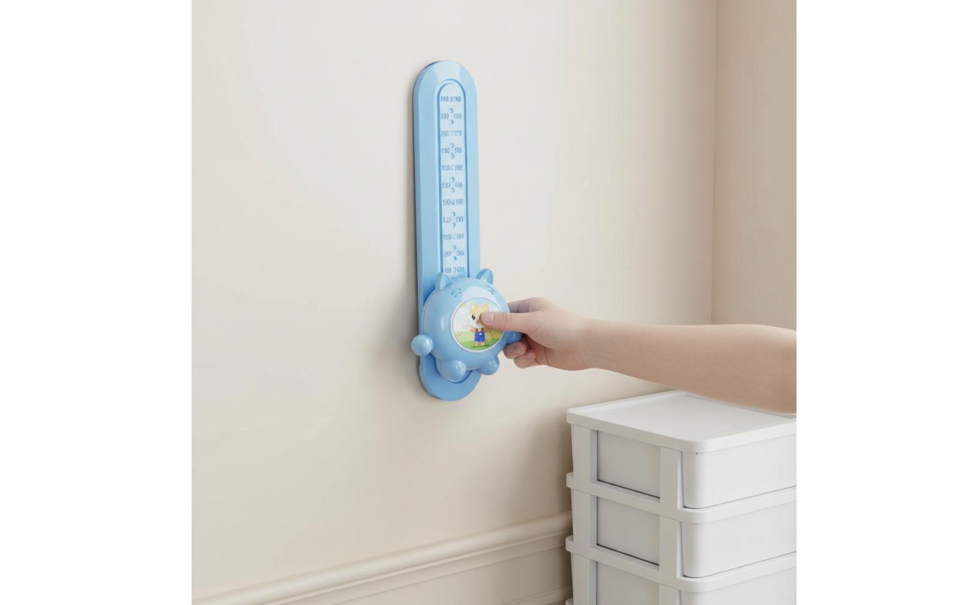 Luminous Growth Chart Toy LED Display Kids Press High Jump Counter for Toddlers