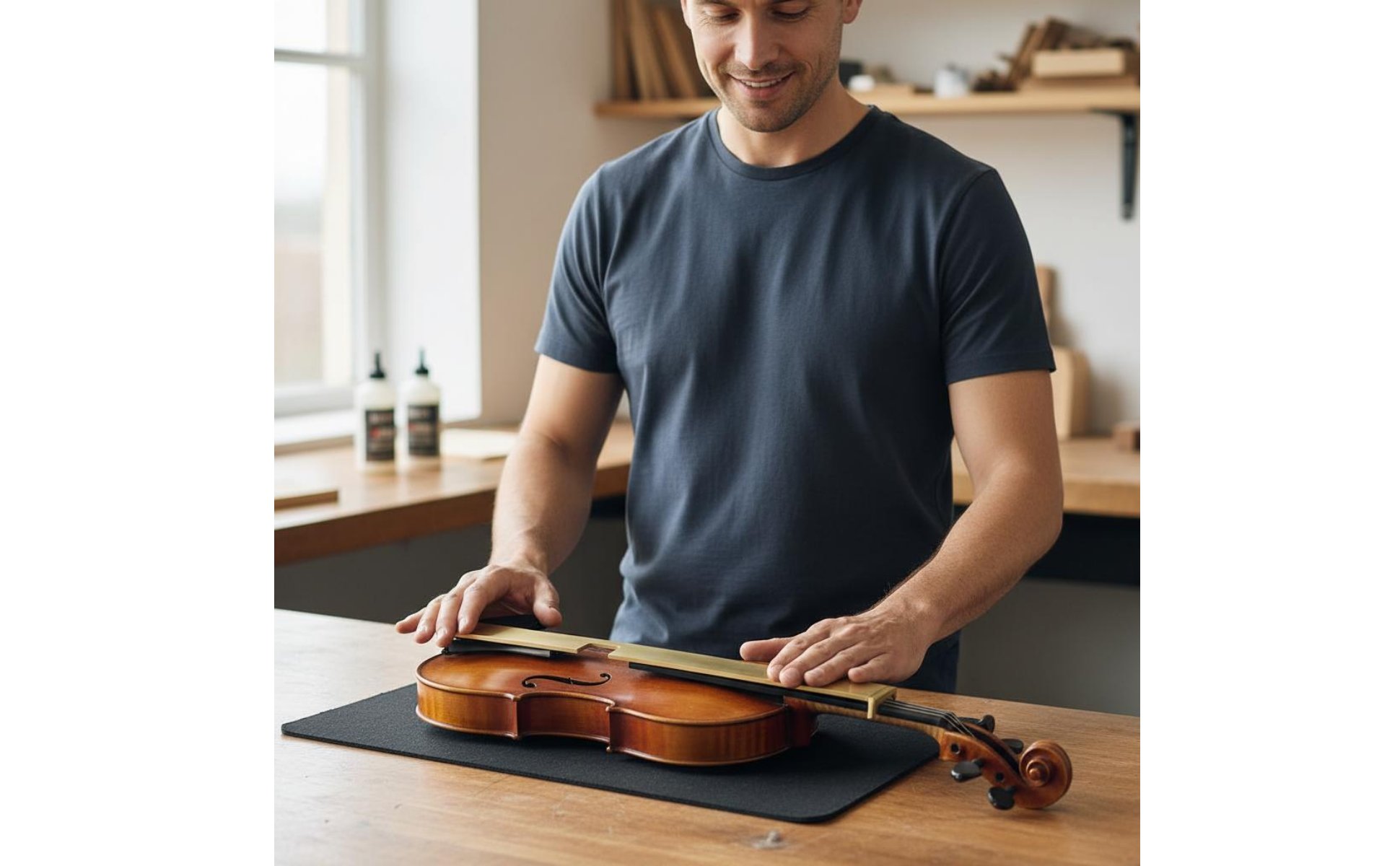 Violin Fingerboard Angle Ruler Precision Measurement for Instrument Repairers