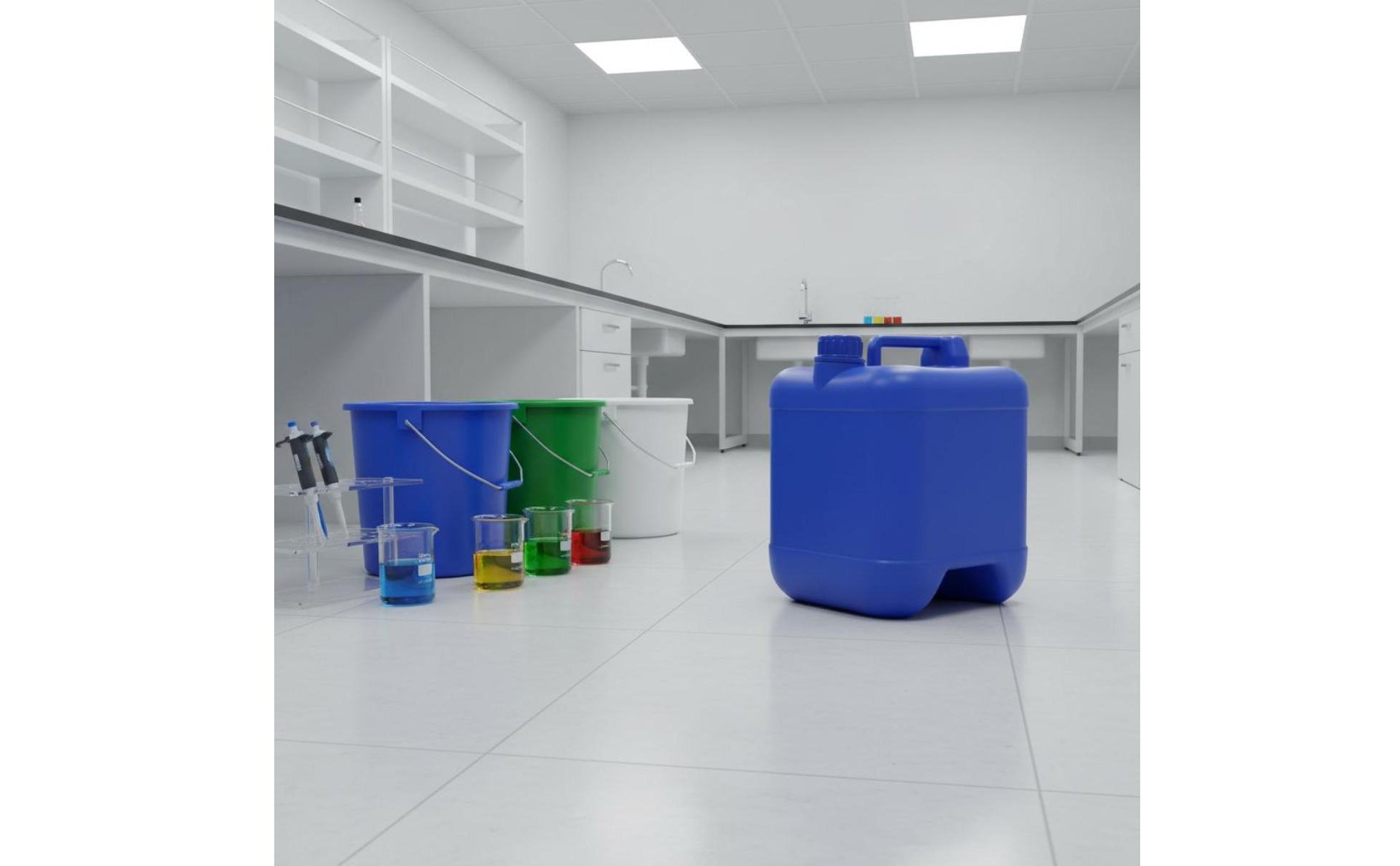 10L HDPE Container 10 Liter Plastic Barrel Thickened Wall