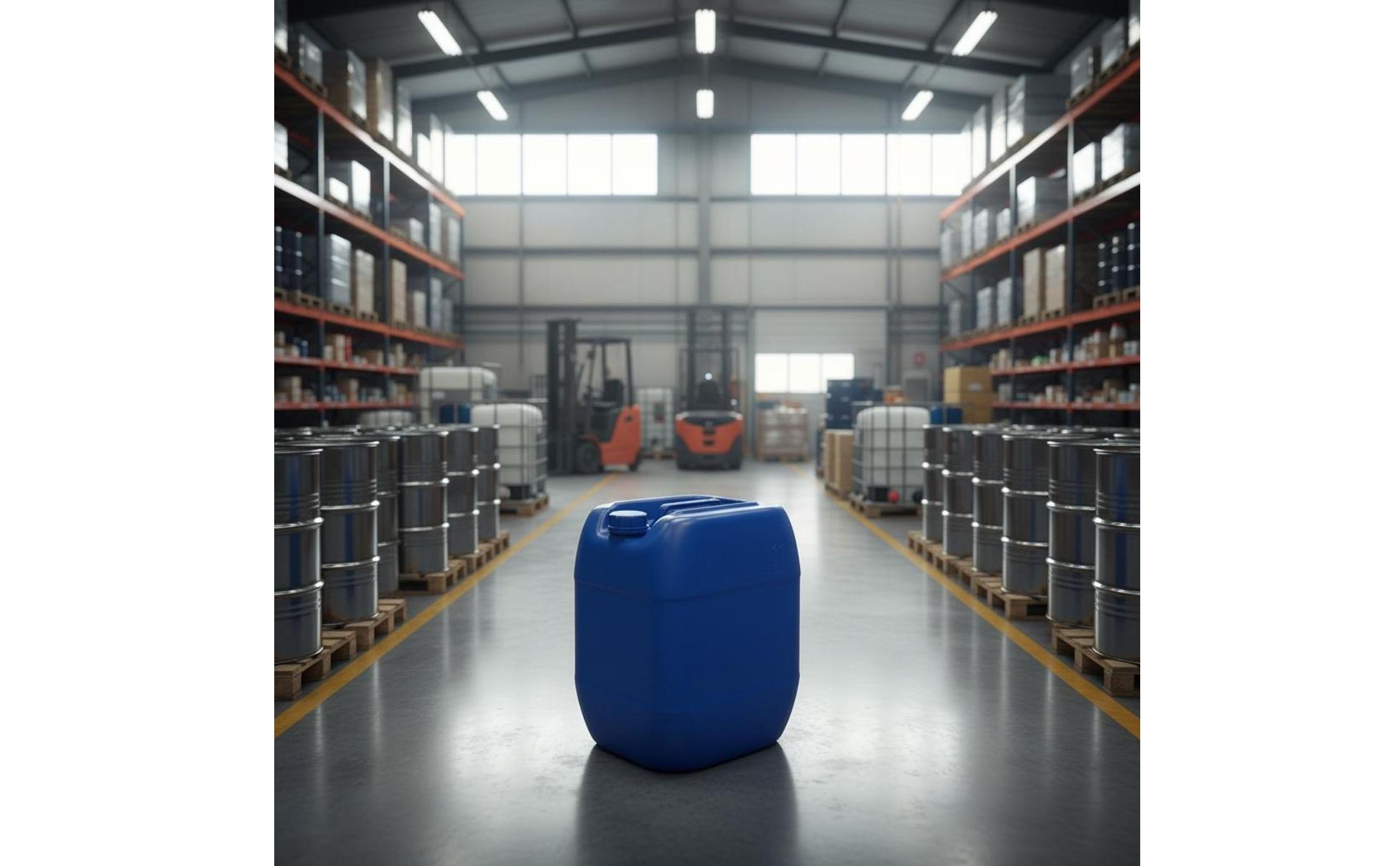 30L Plastic Jerry Can Leak Proof Stackable Liquid Container for Industrial