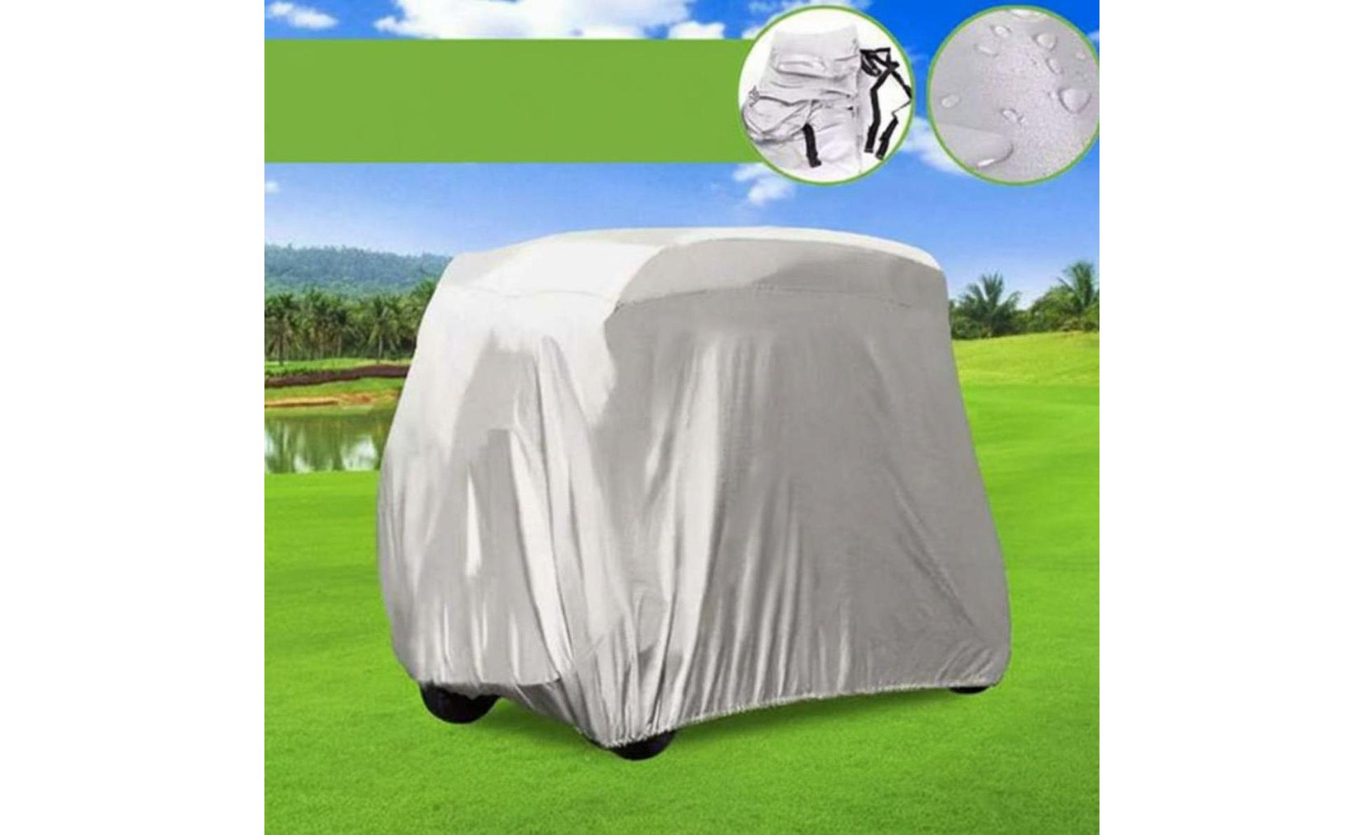 Copri Golf Vehicle Impermeabile Resistente Ai Raggi per Esterno, Garage