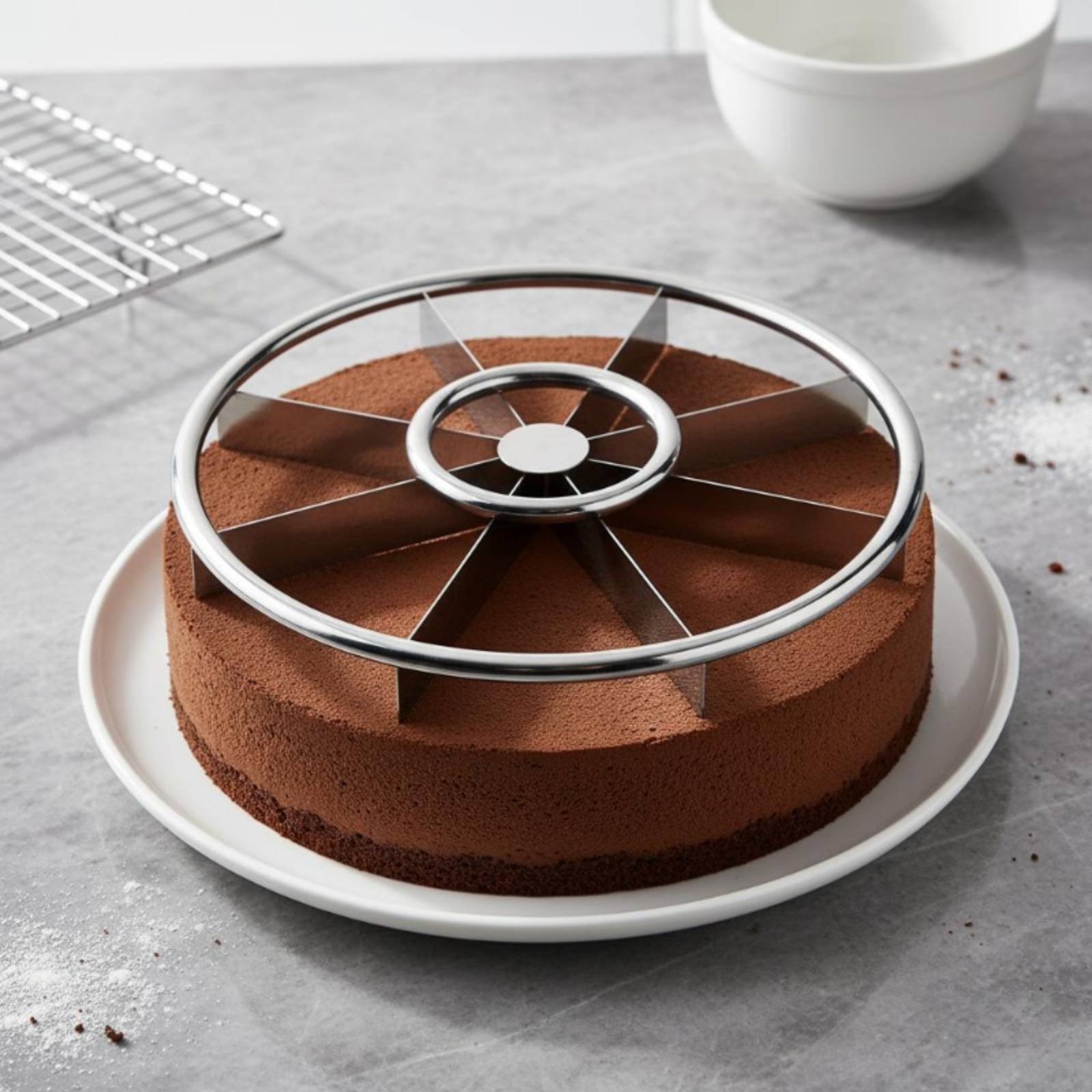 8 Slice Cake Divider Perfect Portions Equal Portion Cake Easy to Use