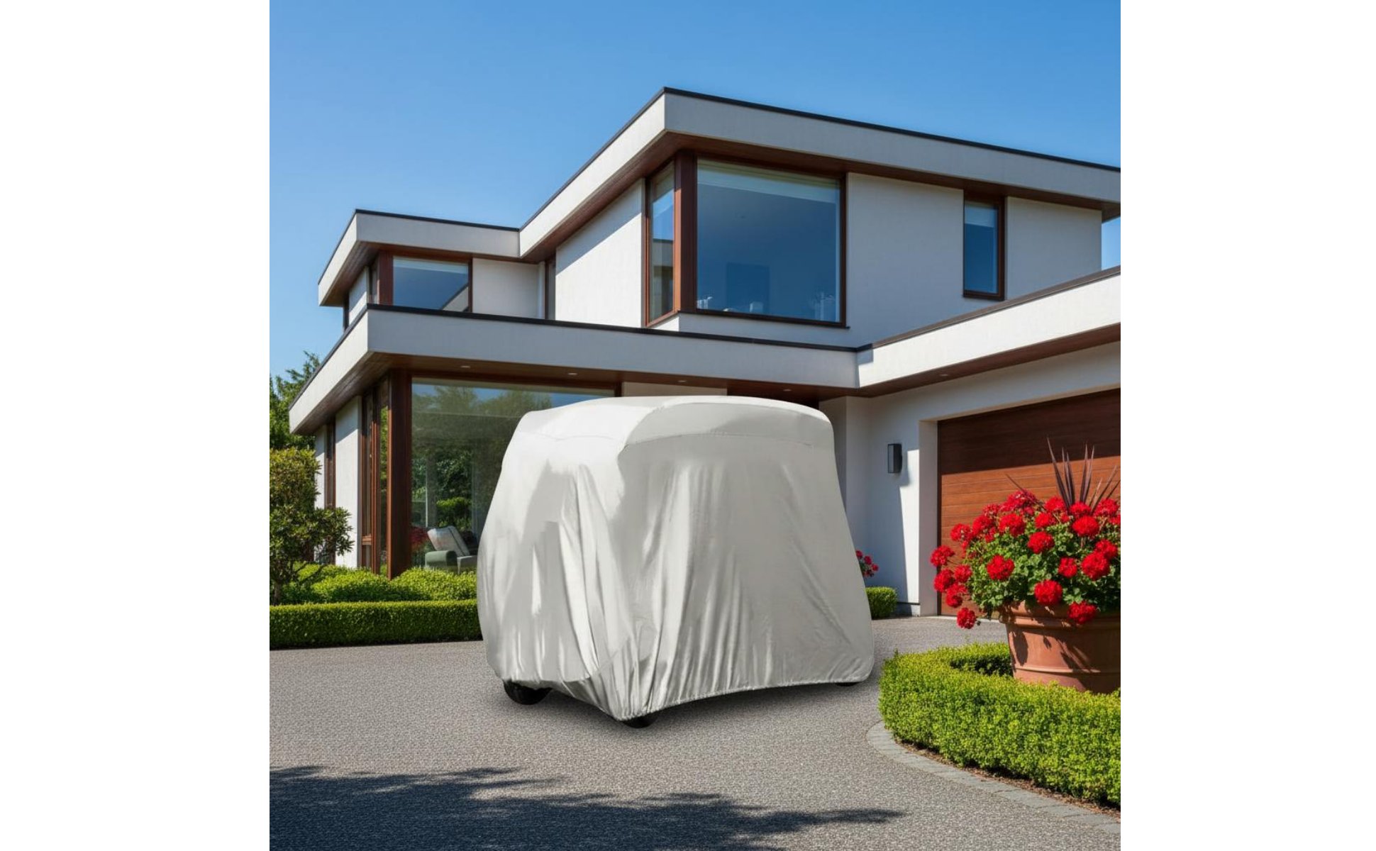 Copri Golf Vehicle Impermeabile Resistente Ai Raggi per Esterno, Garage