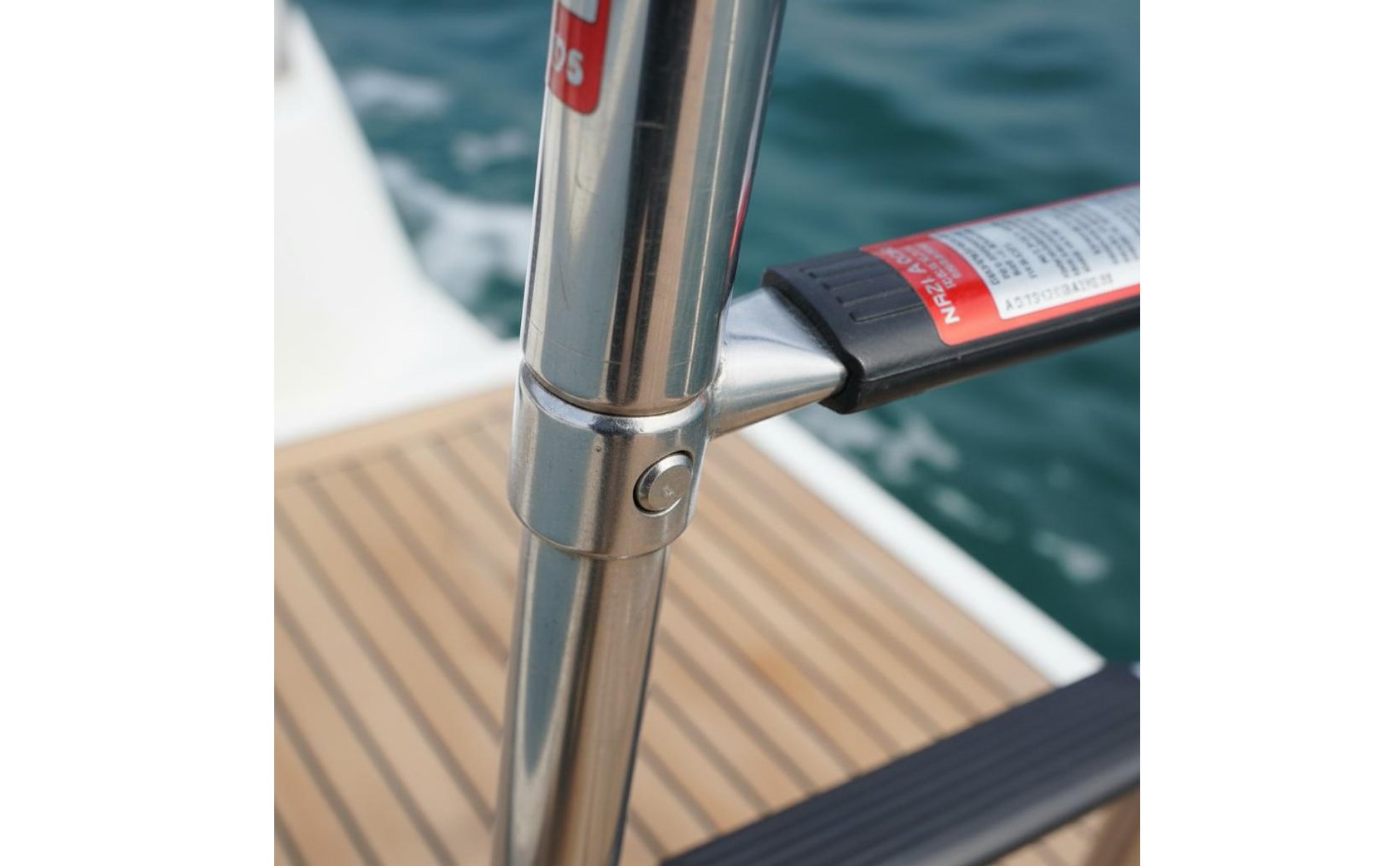 Échelle Télescopique 3 Marches Acier Inoxydable pour Bateau, Ponton