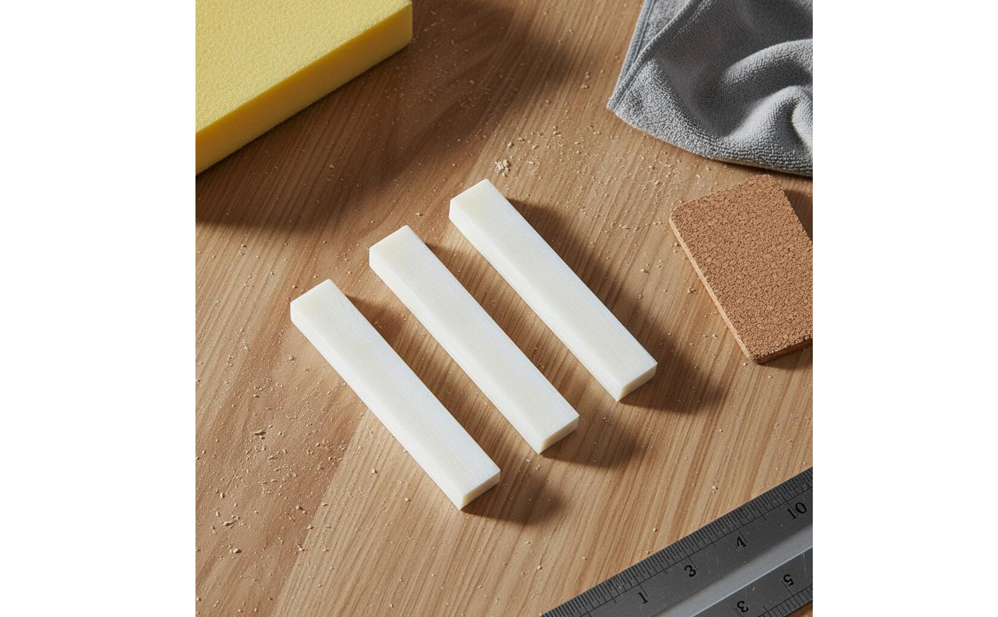 Classical Guitar Bone Nut Semi-Finished Bone String Nut for Luthiers