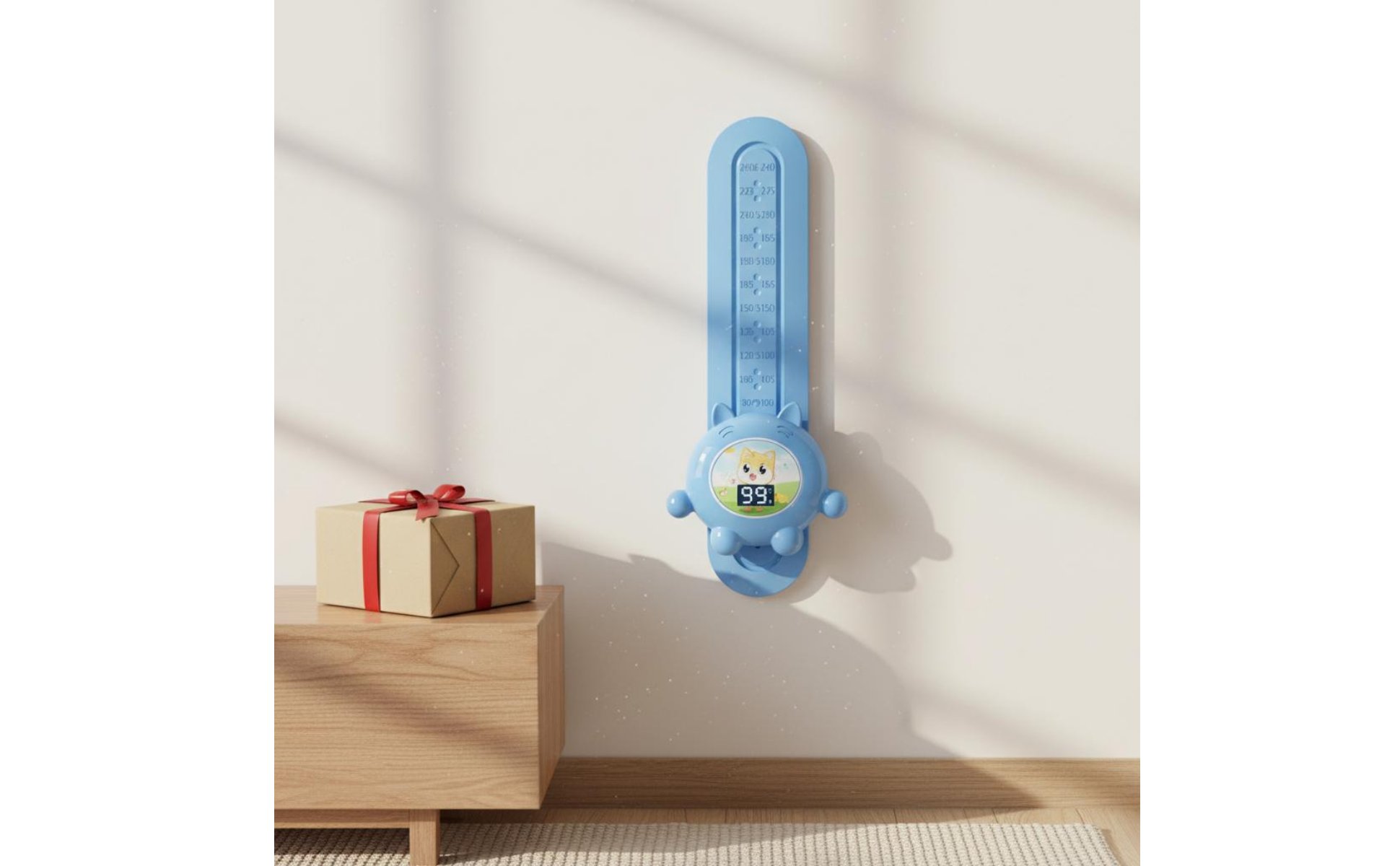 Luminous Growth Chart Toy LED Display Kids Press High Jump Counter for Toddlers