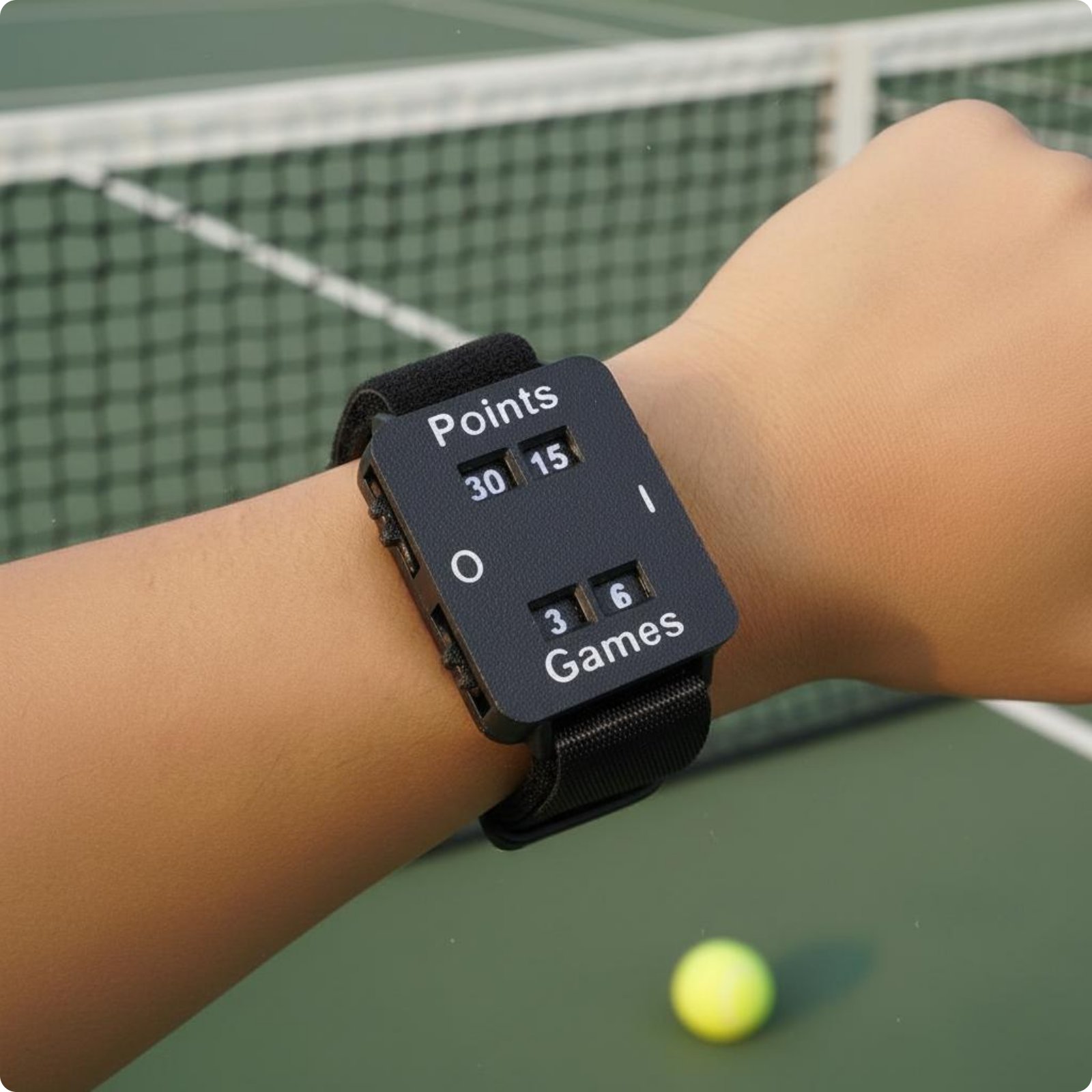 Wrist Score Counter Hands-Unrestricted Scoring Tennis Score Keeper Wristband