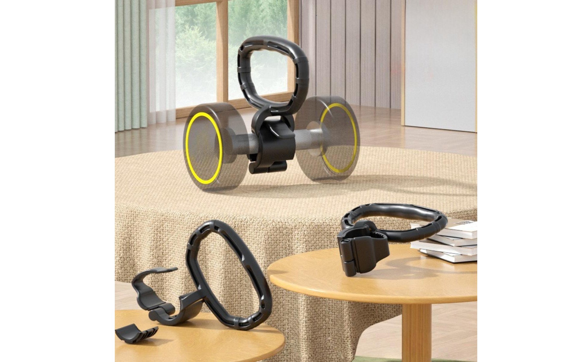 Hantel-zu-Kettlebell-Konverter verstellbar verstellbarer Trainingsgriff