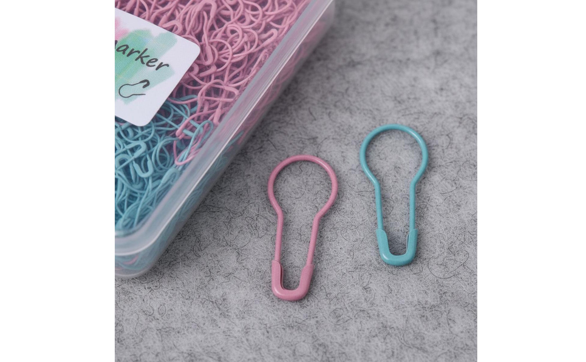 650 Pieces Stitch Marker Assorted Colors Crochet Stitch Markers Easy to Use