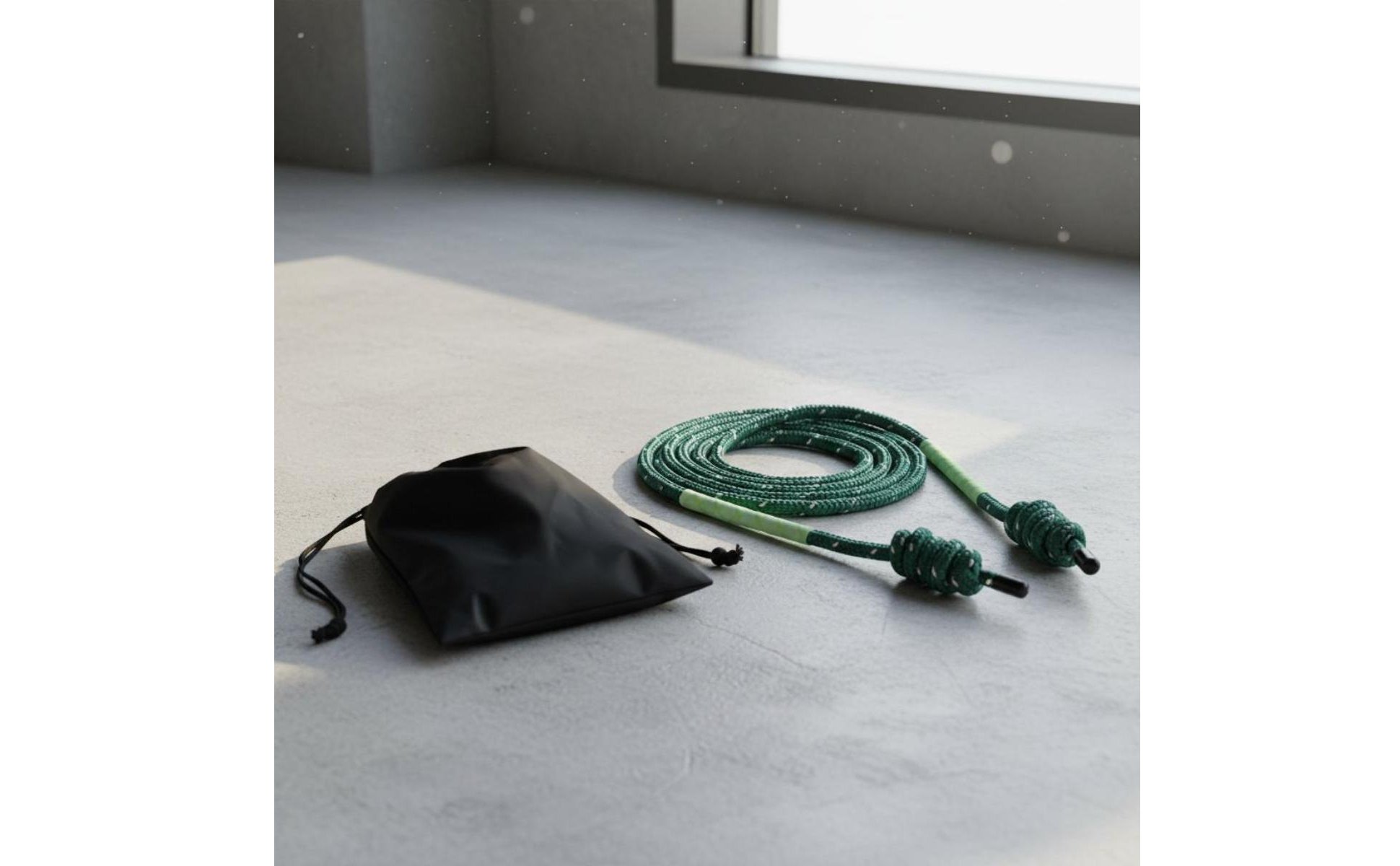 Flow Rope Portable Handleless Jump Rope Long-Lasting Material for Home Gym
