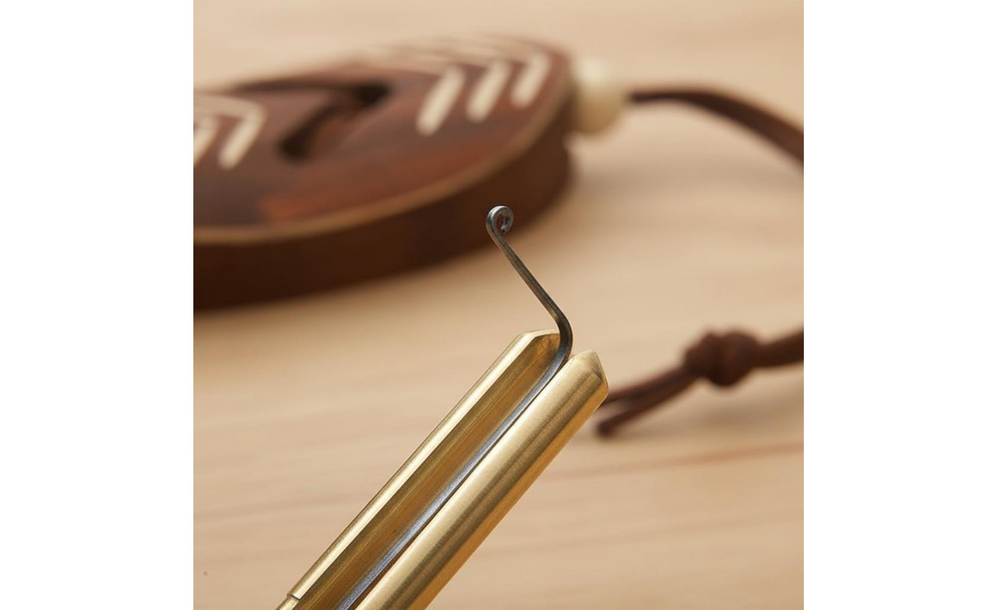 Portable Mouth Harp with Case Handmade Brass Jew's Harp for Musicians, Beginners