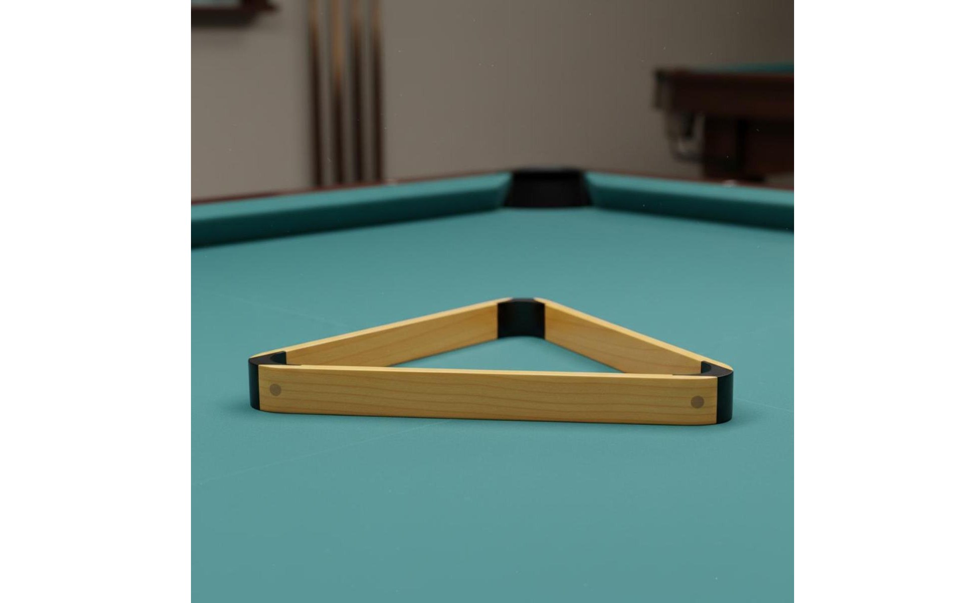 Wooden Triangle Rack Sturdy Wood Construction Billiard Ball Triangle Standard