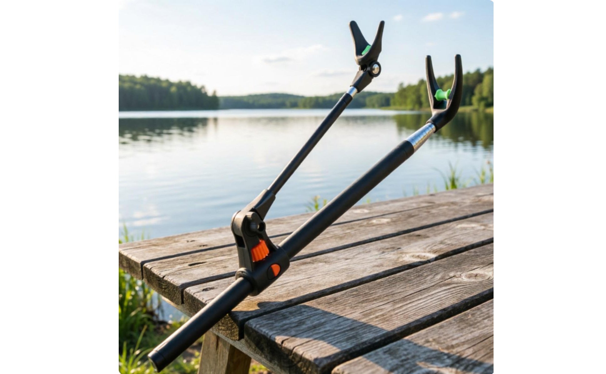 Support de Canne Au Structure Renforcée Piquet de Canne à Pêche Antirouille
