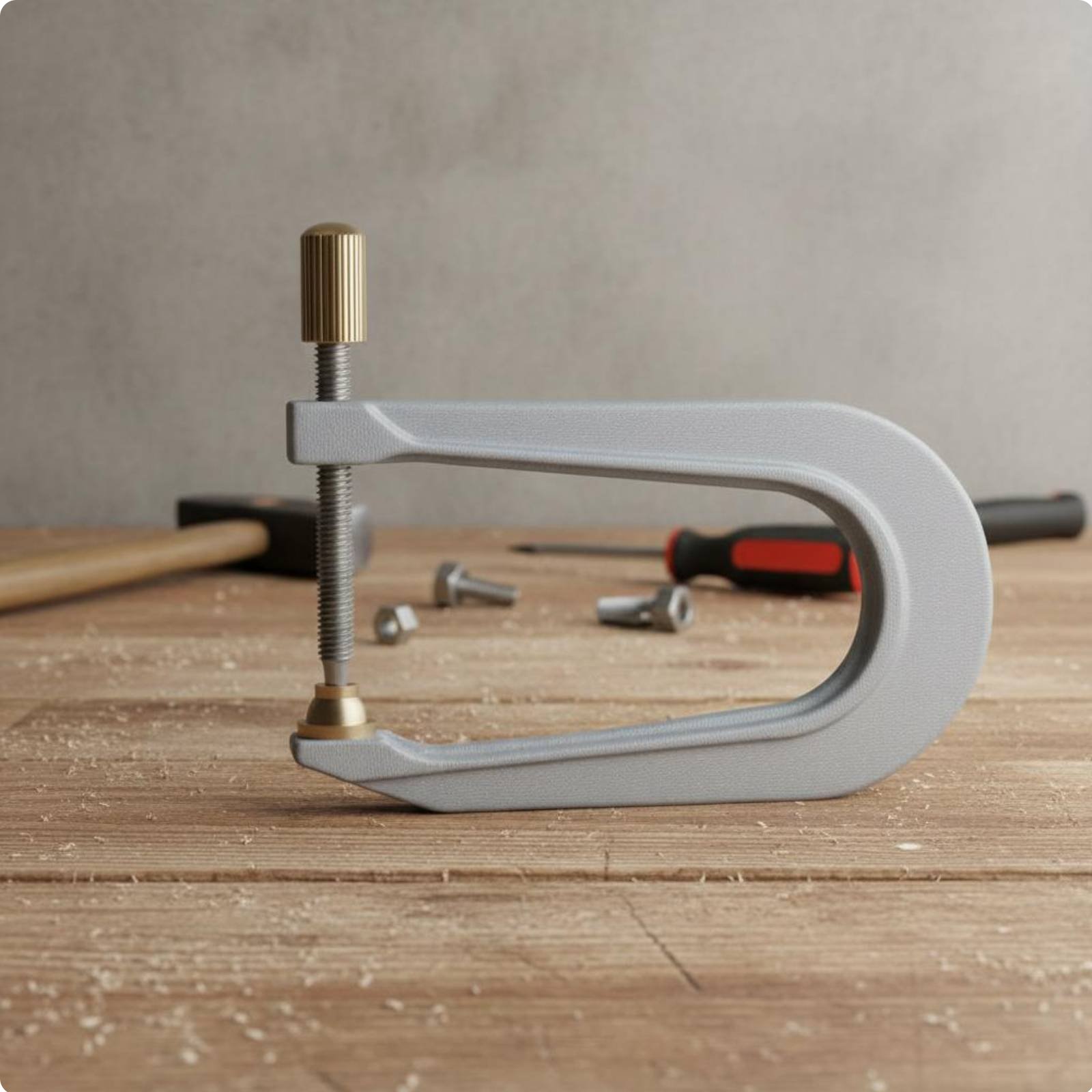 Deep Throat Luthier Clamp Strong Clamping Force Cello Beam Clamp for