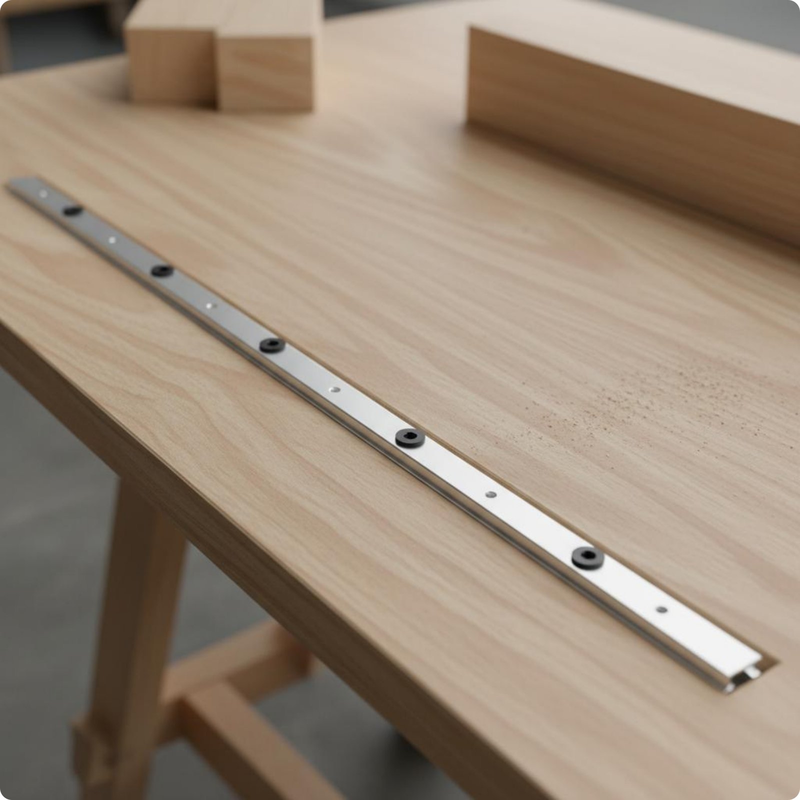 Holzbearbeitungs-Gleitschiene verstellbar Tischsägen Gleitelement