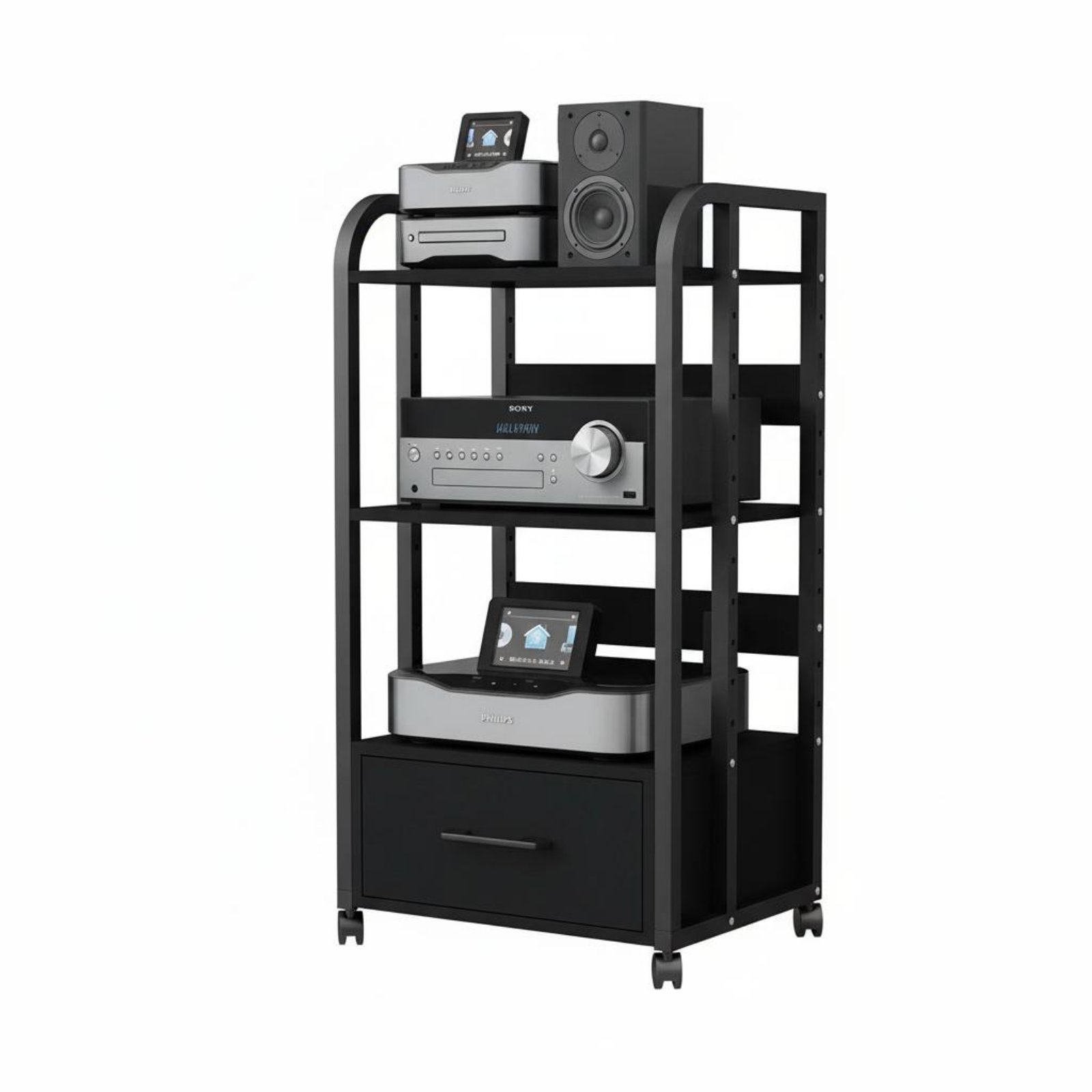 AV Cabinet with Drawer Heavy Duty