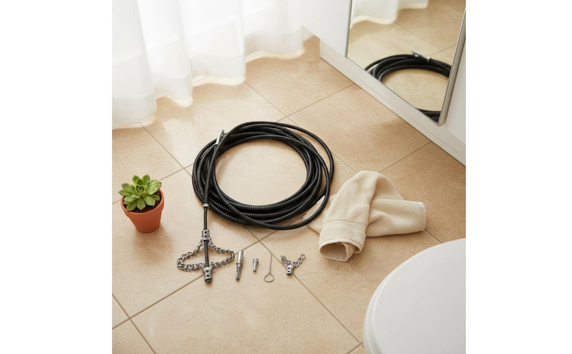 Sewer Cleaning Flexible Shaft Long-Lasting Flexible Shaft Chain Knocker