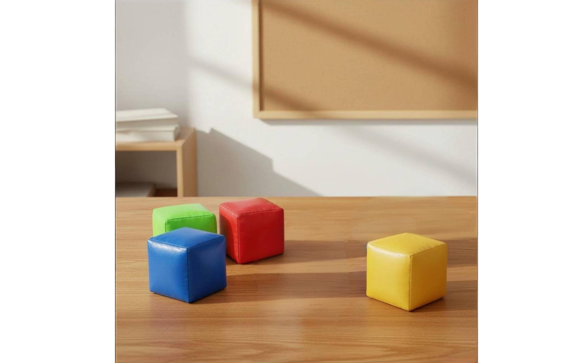 4 Pieces Pocket Dice Set Includes Storage Bag Customizable Foam Dice