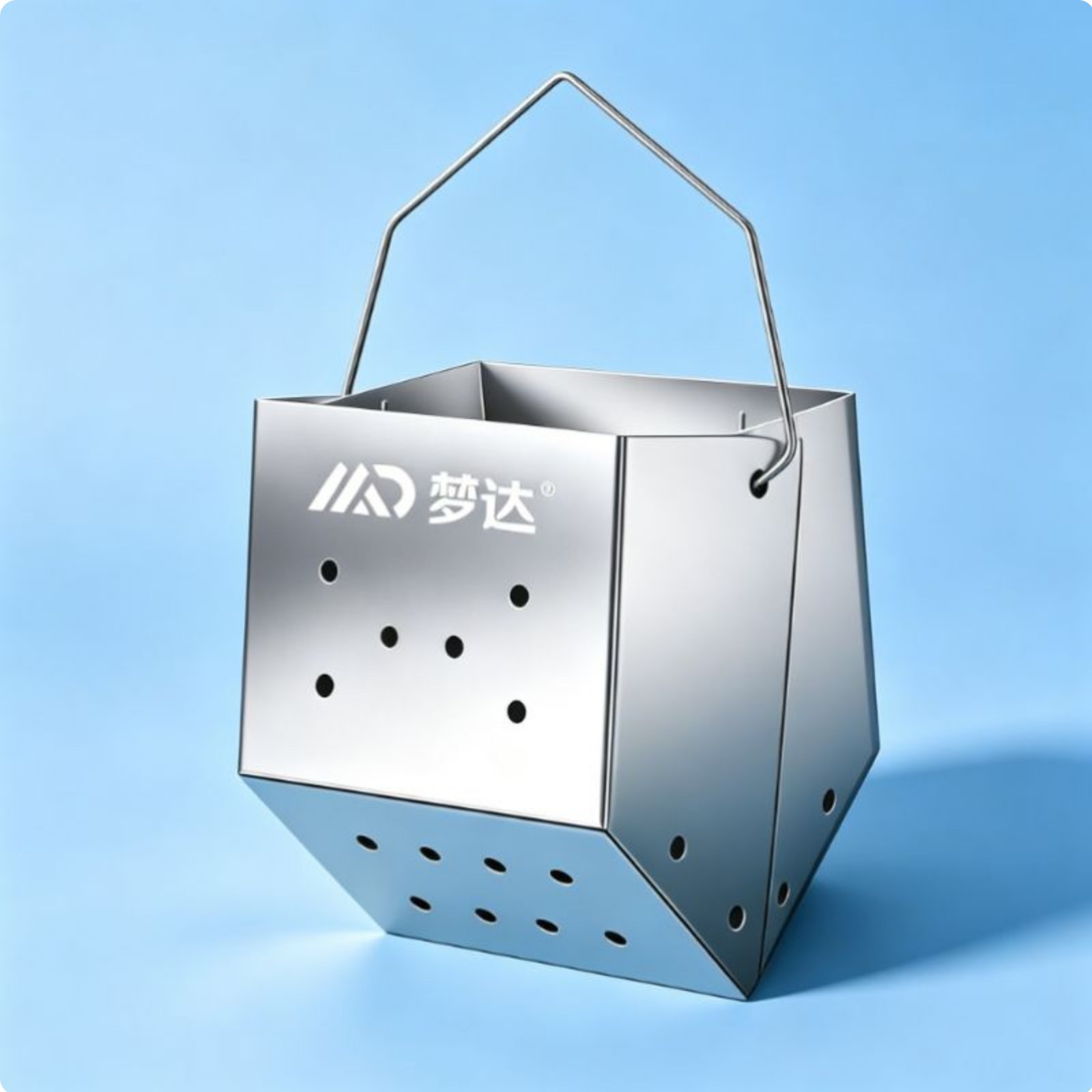 Stainless Steel Dropper Large Capacity Hexagonal Baiting Container
