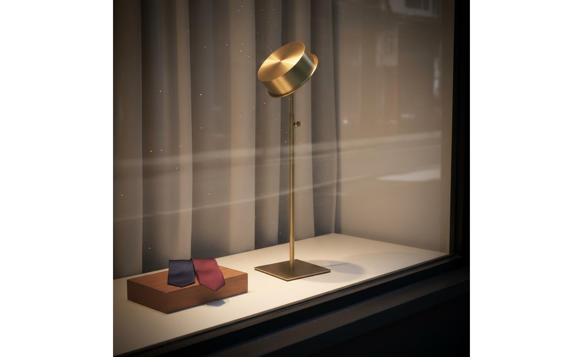 Krawattenständer minimalistisches Design Edelstahl Krawattenhalter für Boutique
